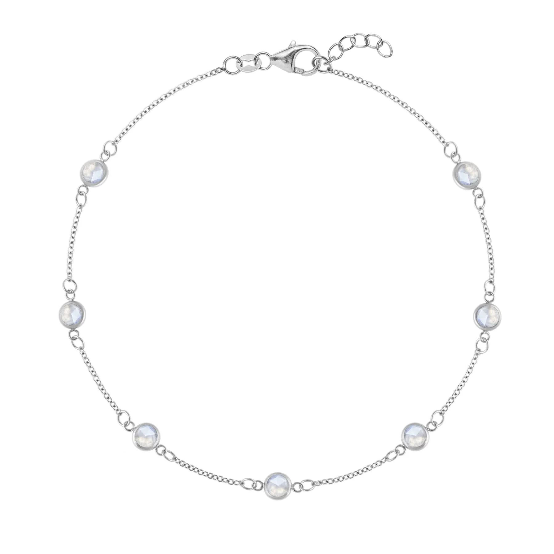 Bayberry 7 Moonstone Bracelet in 14k Gold (June) - Image 8