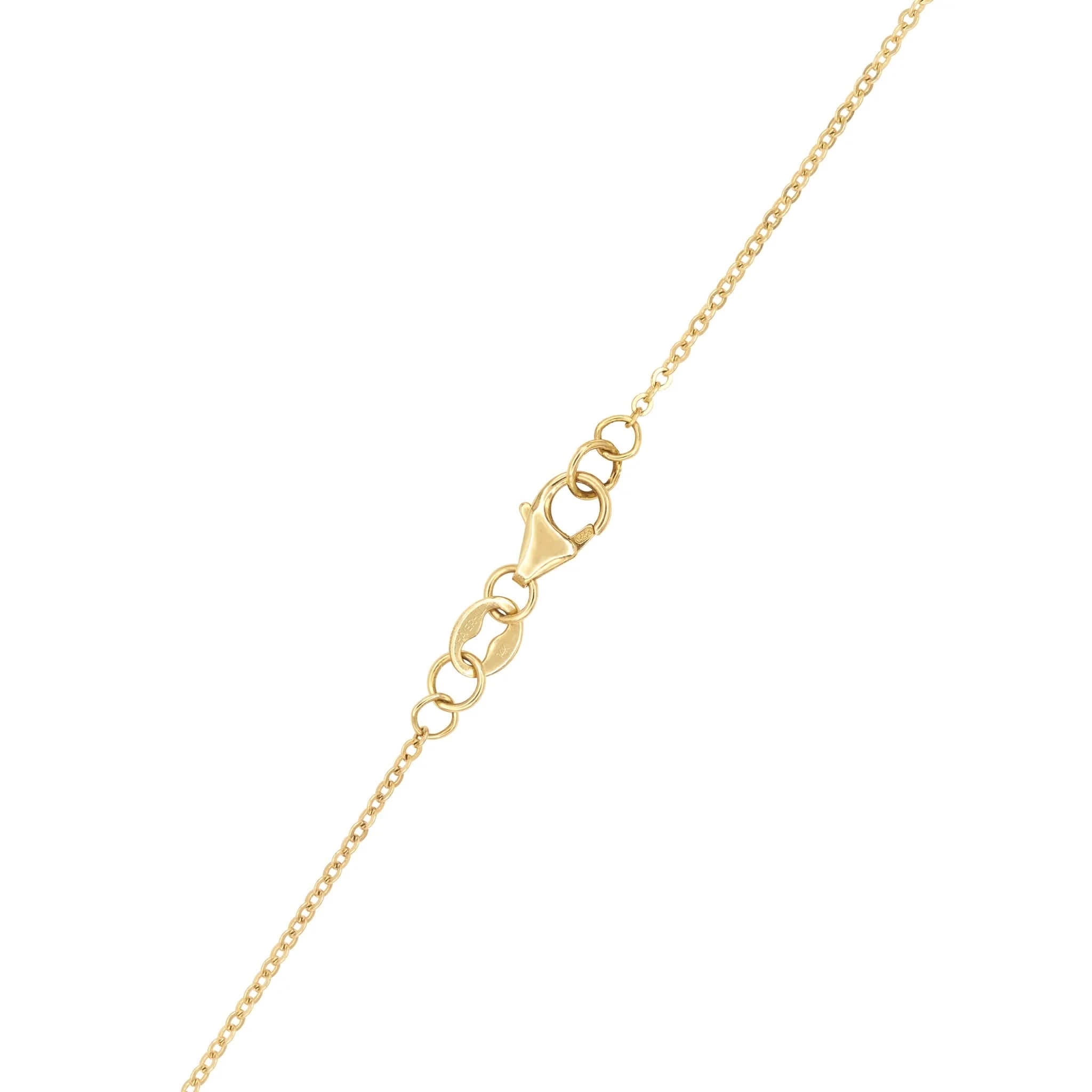 Bayberry 11 Garnet Necklace in 14k Gold (January) - Image 4