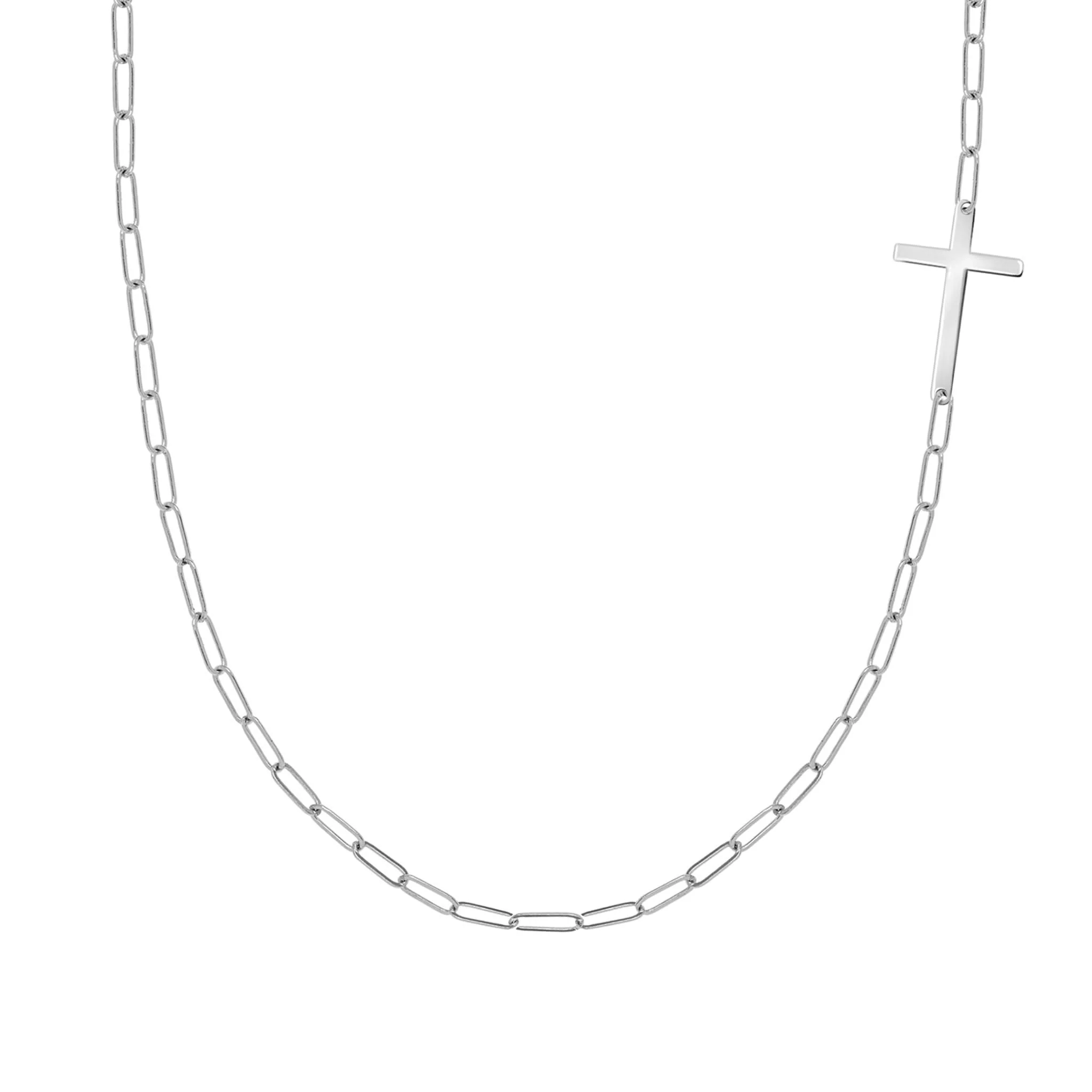 Cross Adelaide Mini Necklace in 14k Gold - Image 5