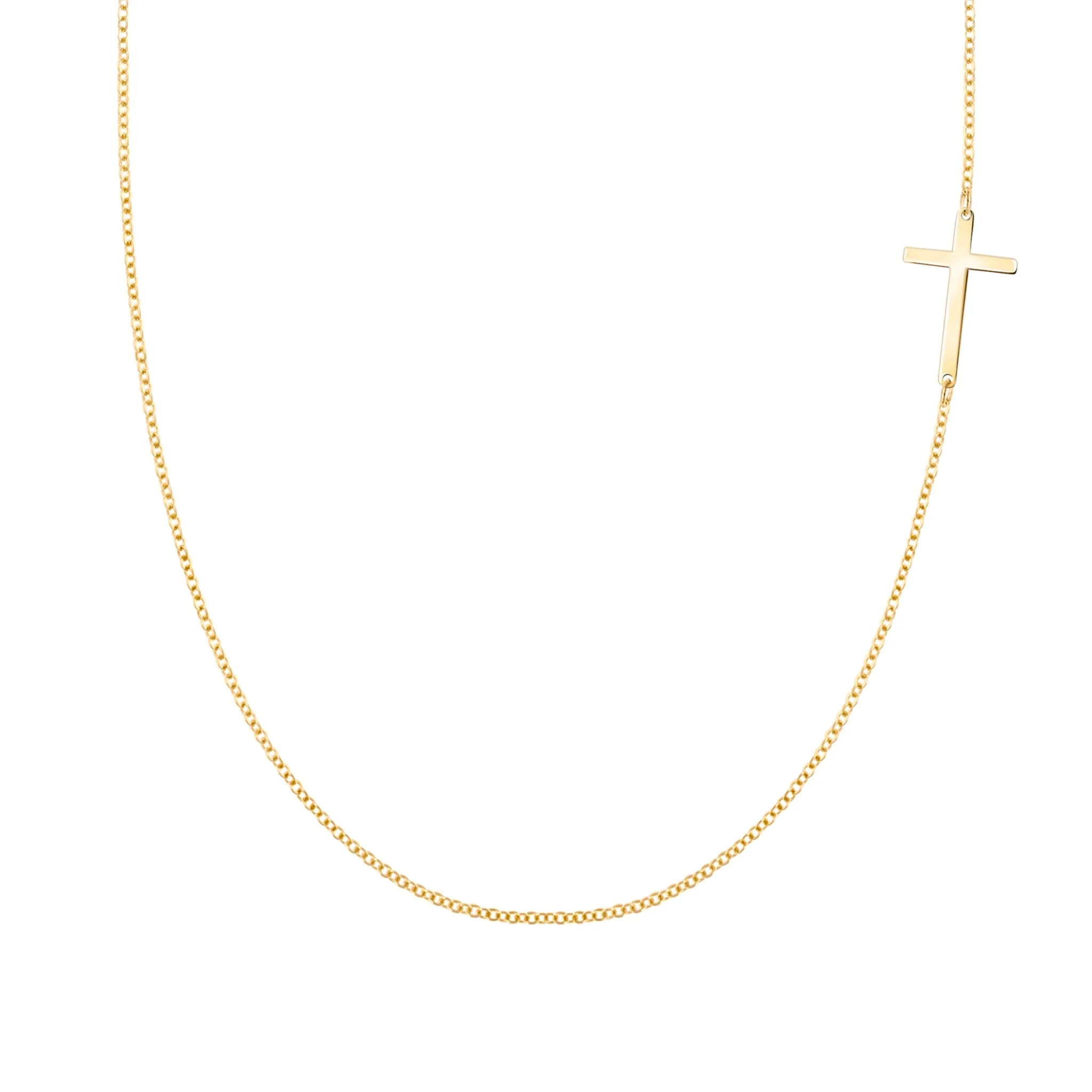 Cross Necklace in 14k Gold