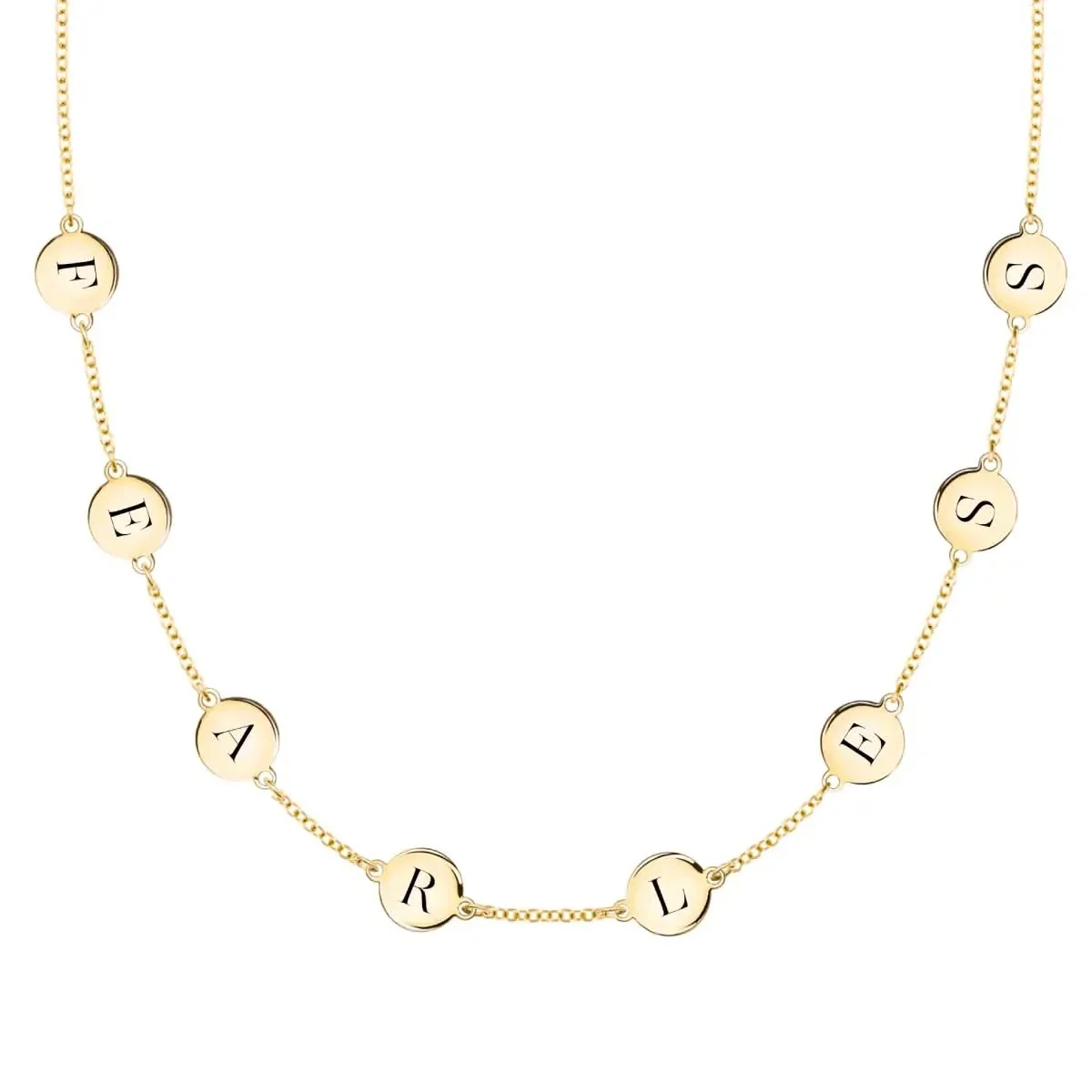 FEARLESS Necklace in 14k Gold