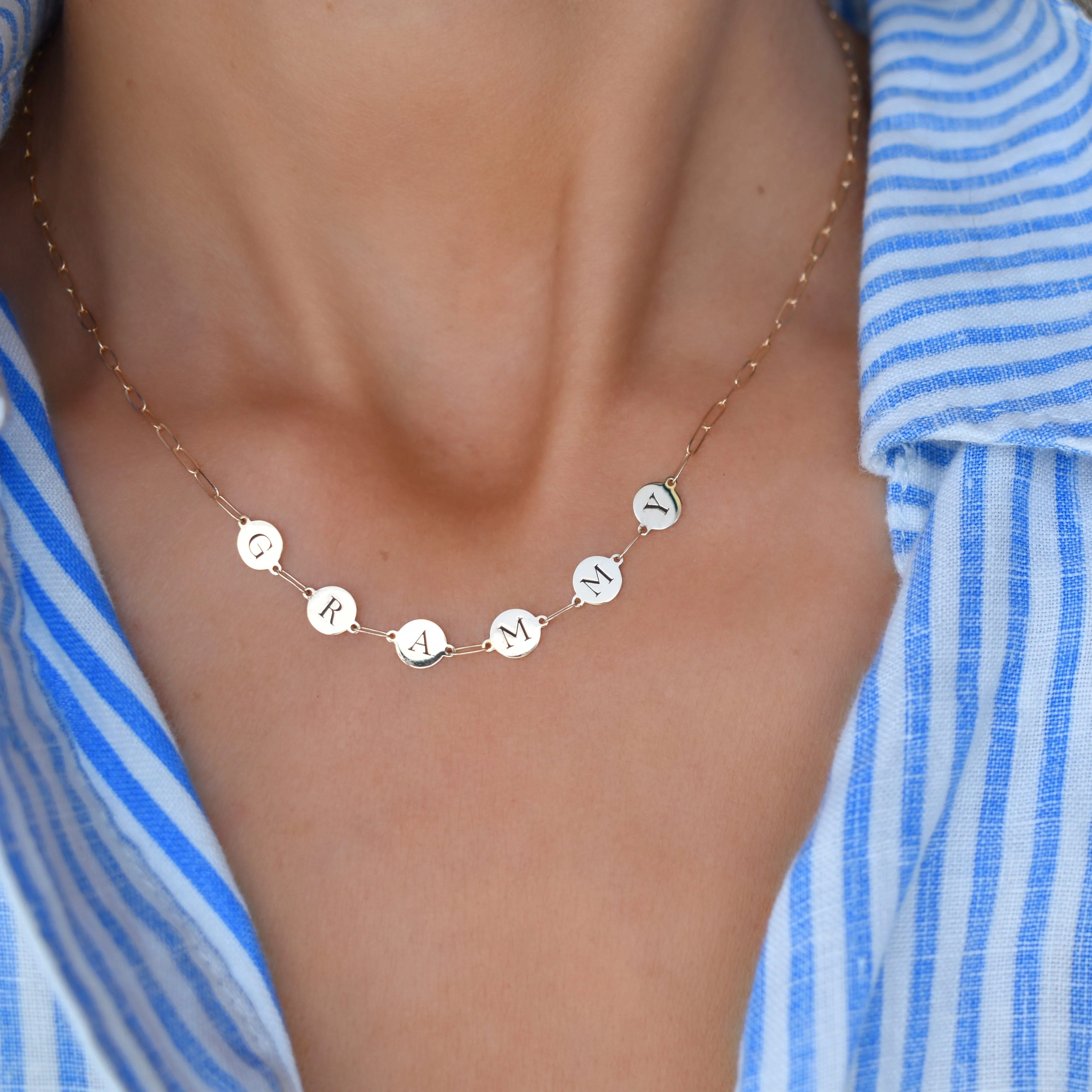 GRAMMY Necklace on Adelaide Mini in 14k Gold - Image 2