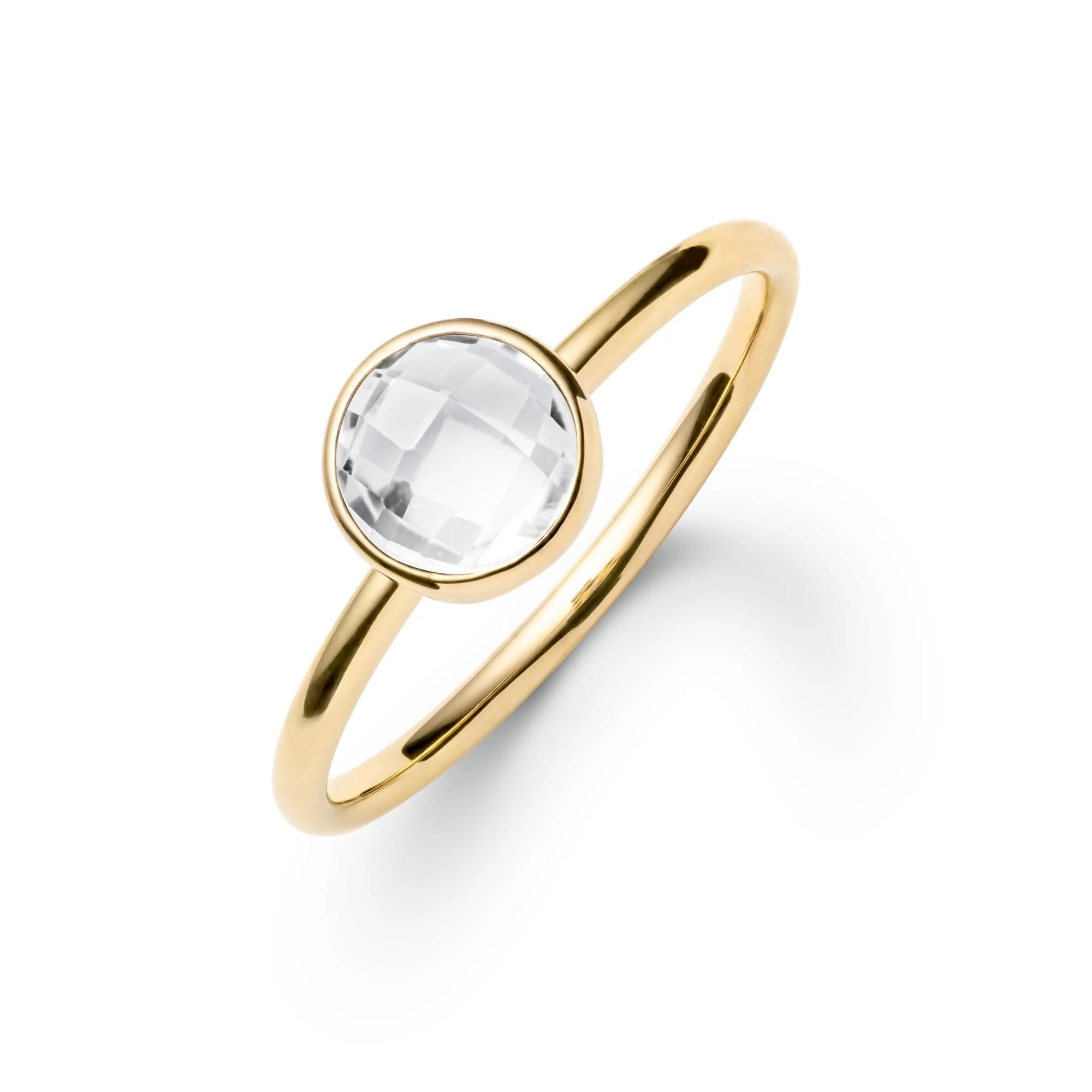 Grand Birthstone Ring in 14k Gold