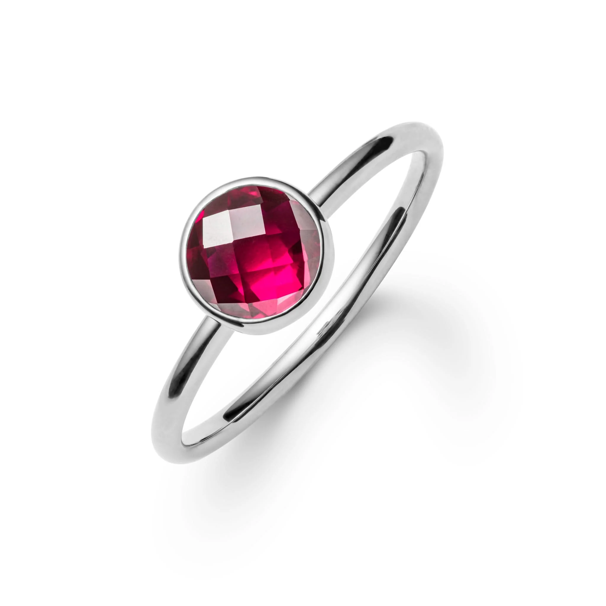 Grand Ruby Ring in 14k Gold (July) - Image 7
