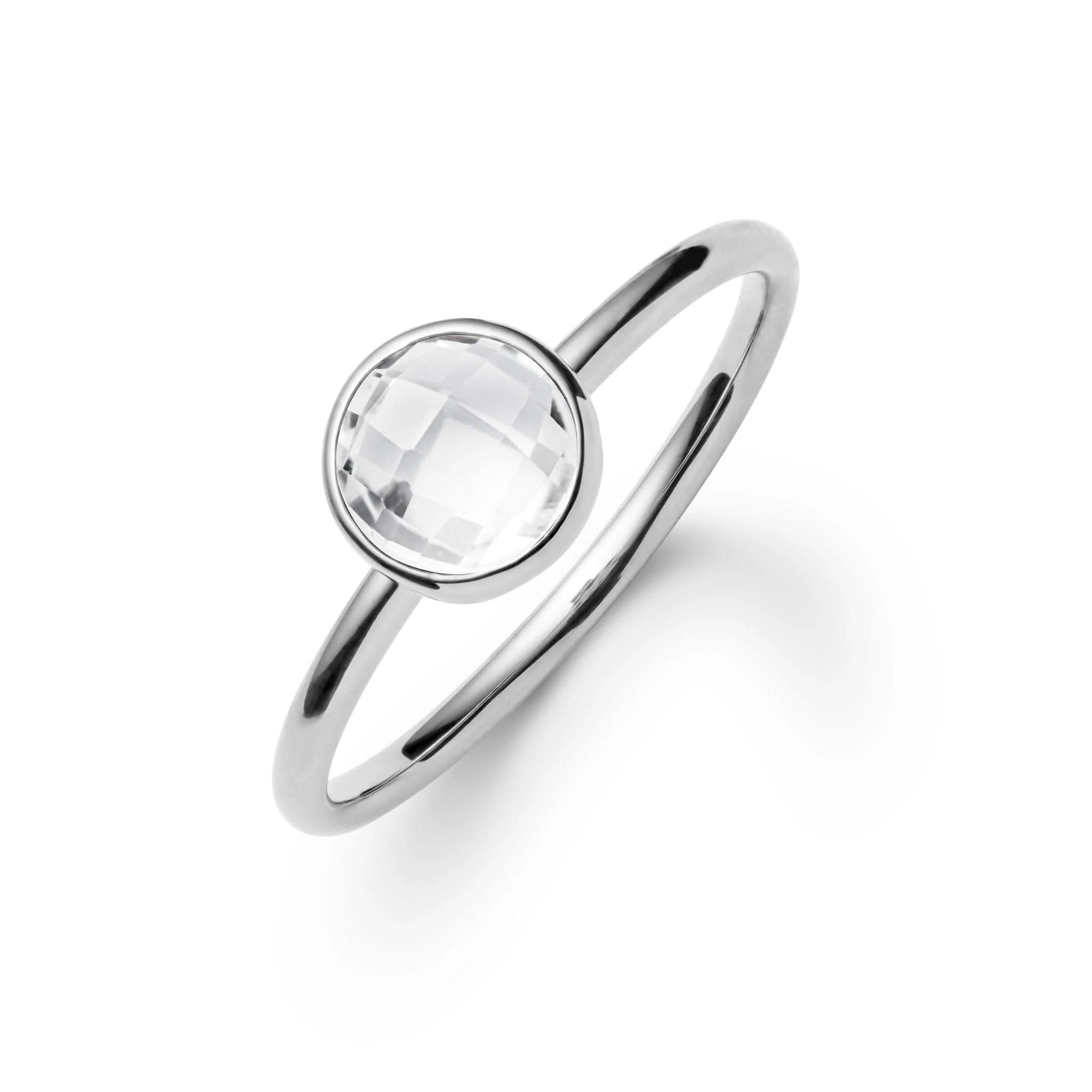 Grand White Topaz Ring in 14k Gold (April) - Image 7