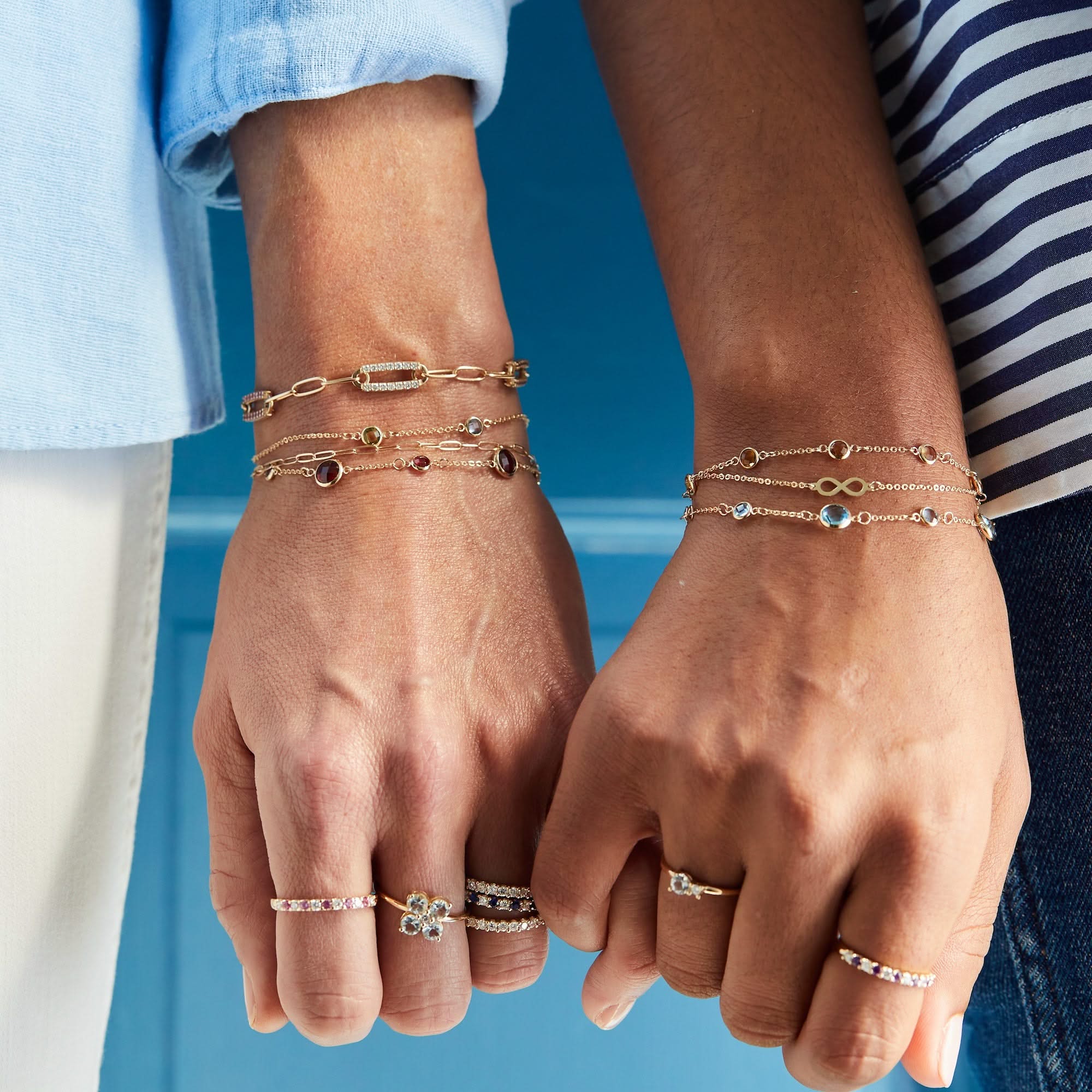 Infinity Bracelet in 14k Gold - Image 9