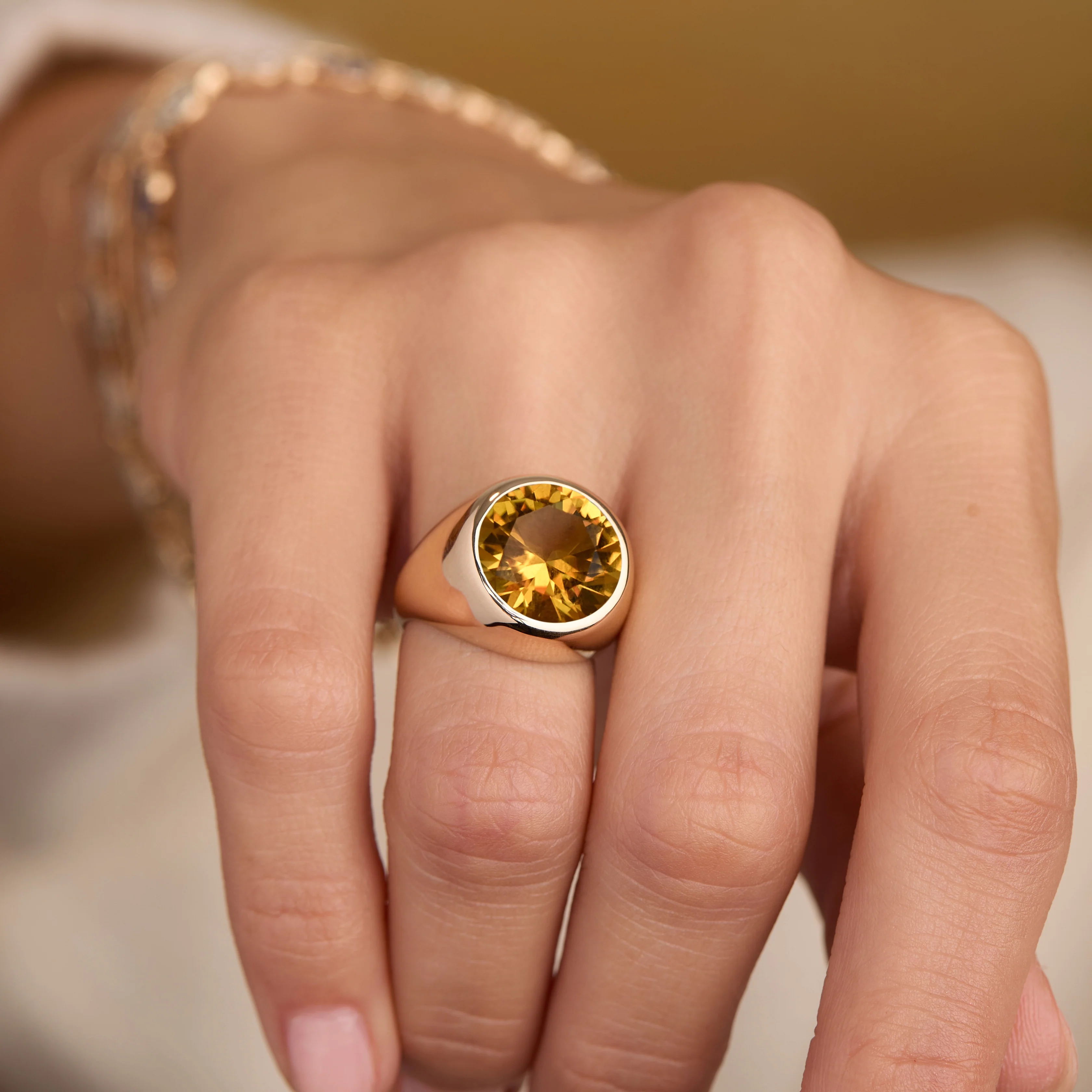 Jamestown Birthstone Ring in 14k Gold - Image 12