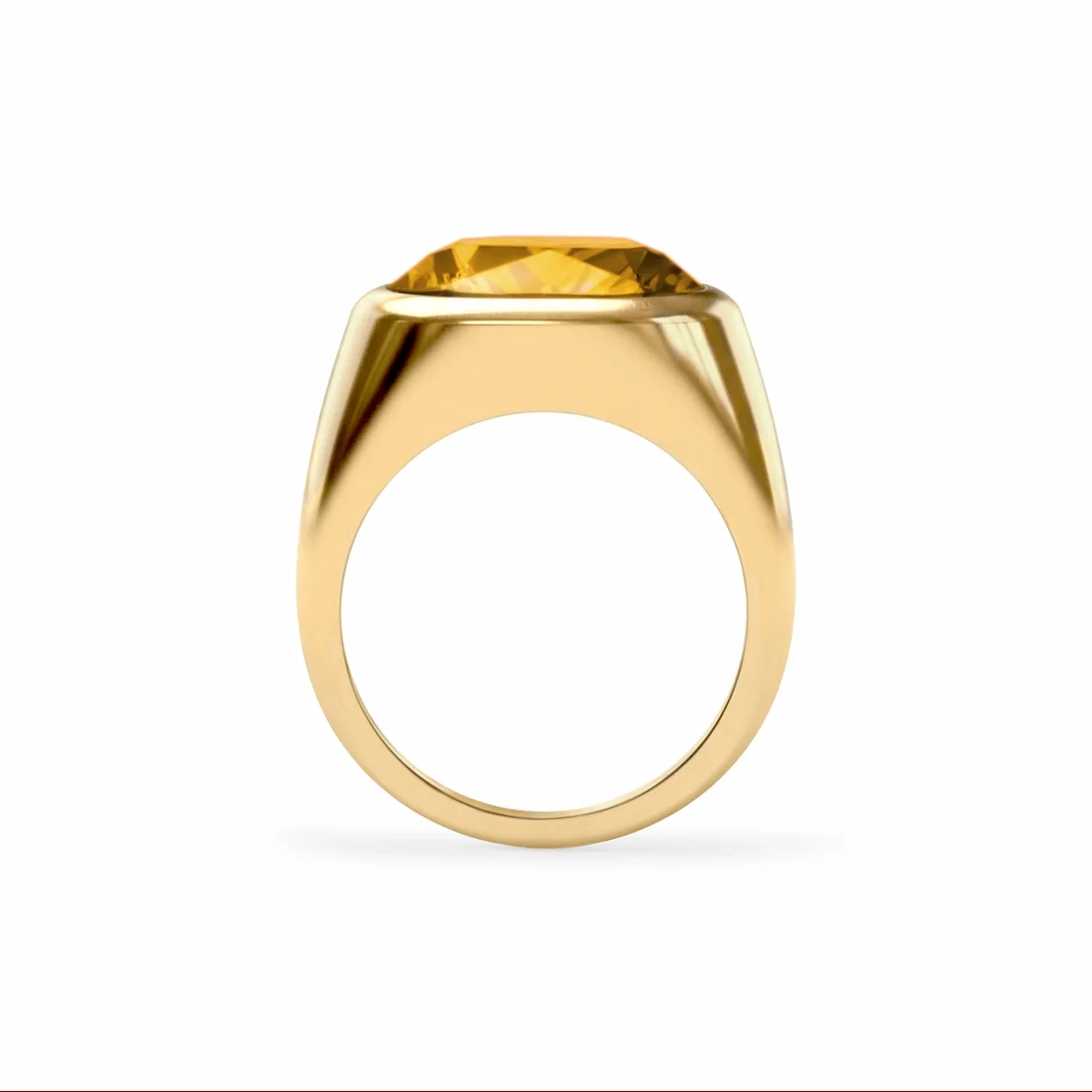Jamestown Citrine Ring in 14k Gold (November) - Image 5
