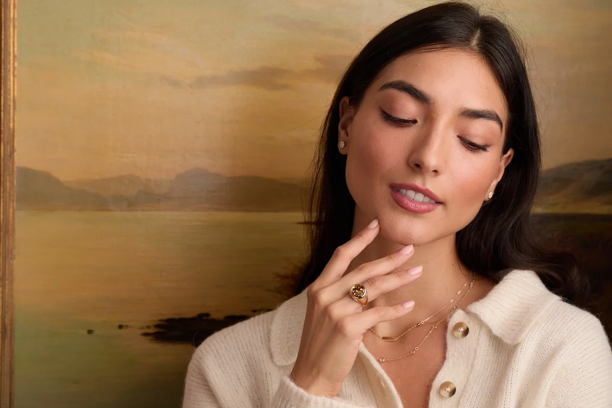Jamestown Citrine Ring in 14k Gold (November) - Image 6