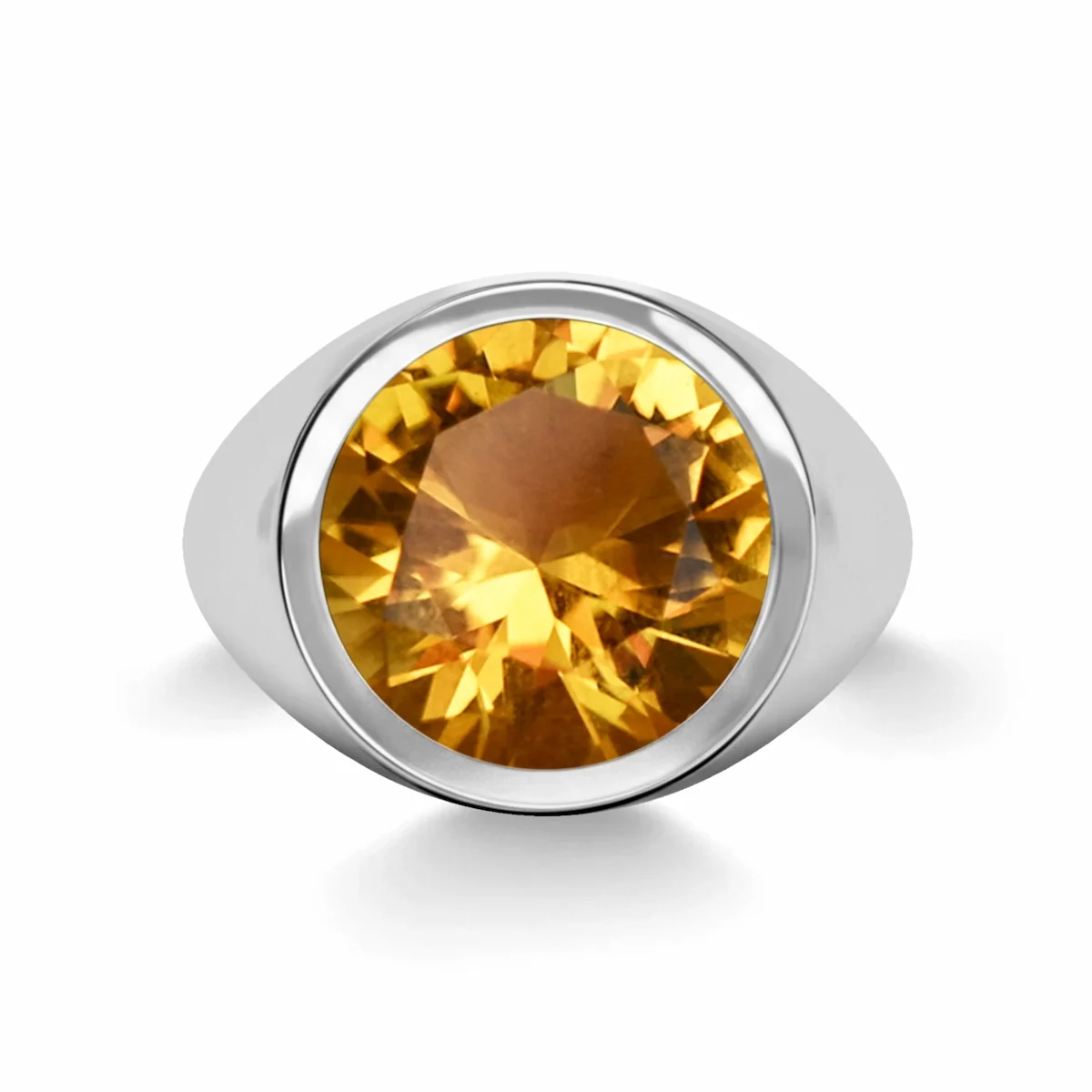 Jamestown Citrine Ring in 14k Gold (November) - Image 8