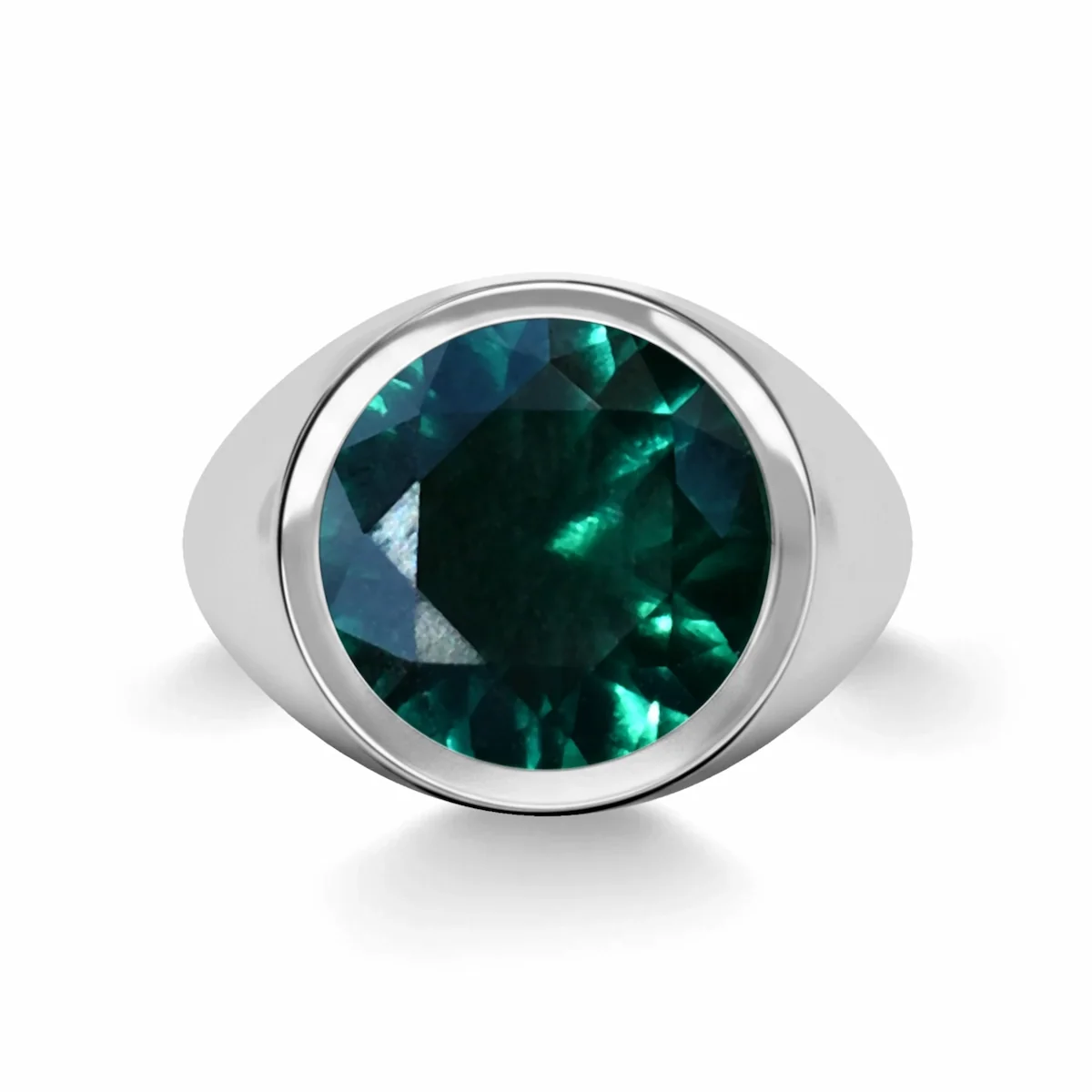 Jamestown Emerald Ring in 14k Gold (May) - Image 8
