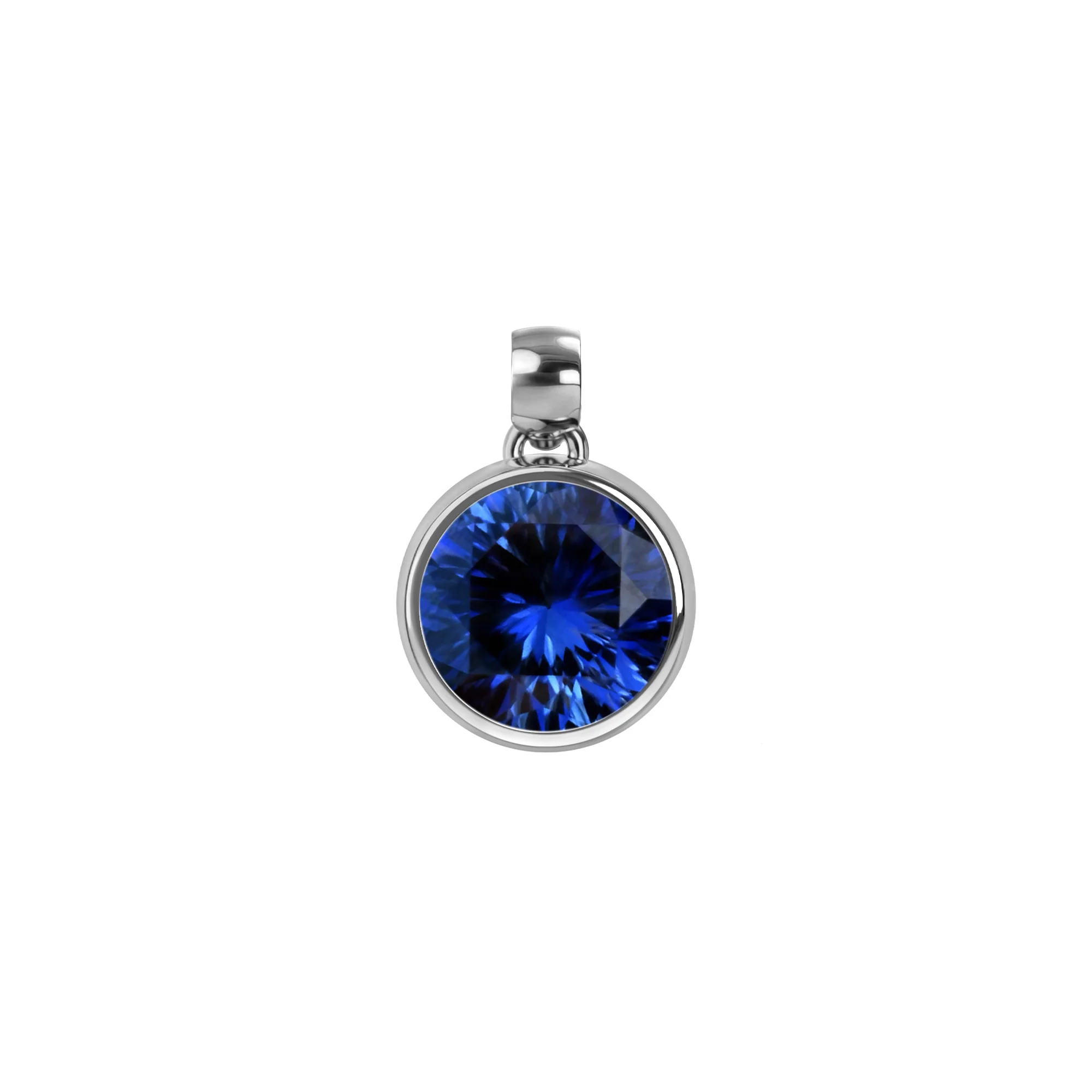 Jamestown Sapphire Pendant in 14k Gold (September) - Image 5
