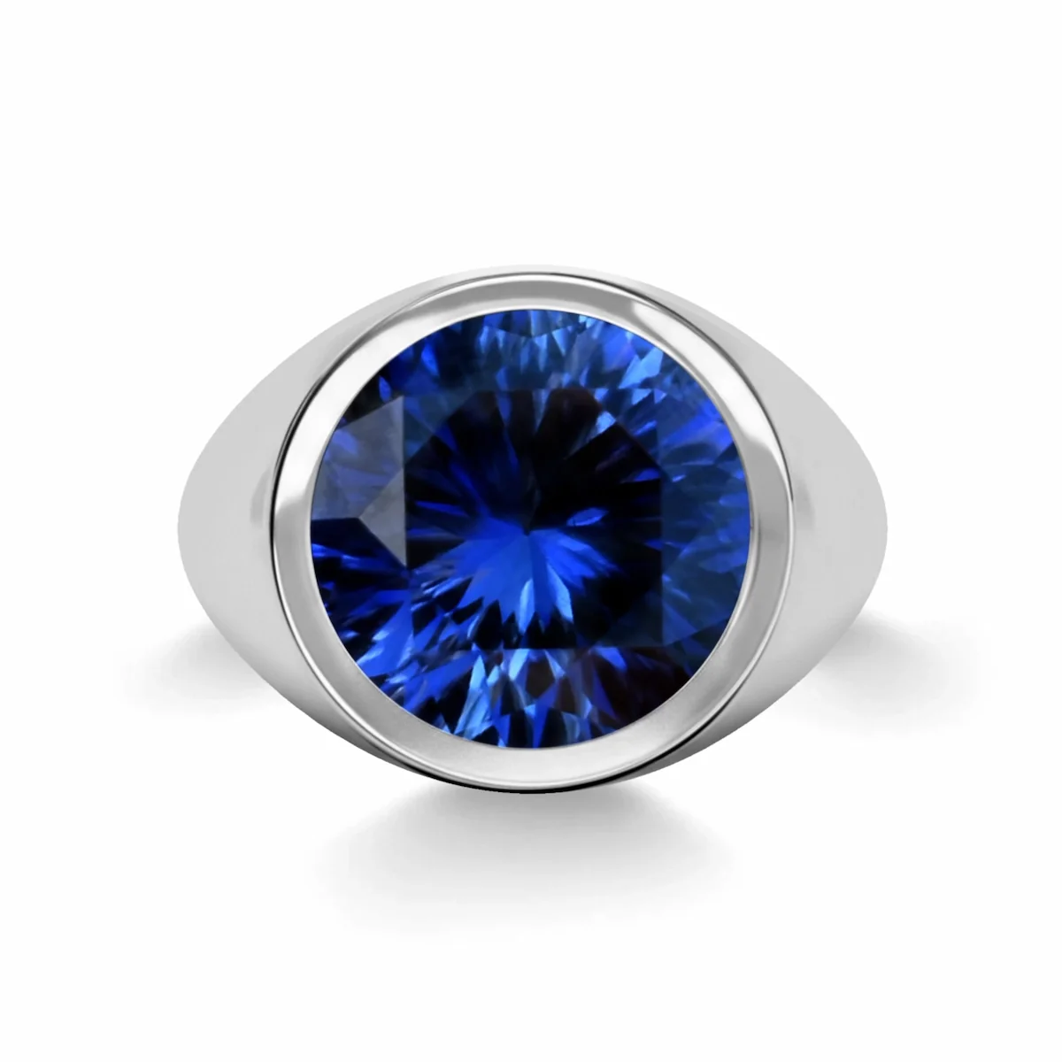 Jamestown Sapphire Ring in 14k Gold (September) - Image 8