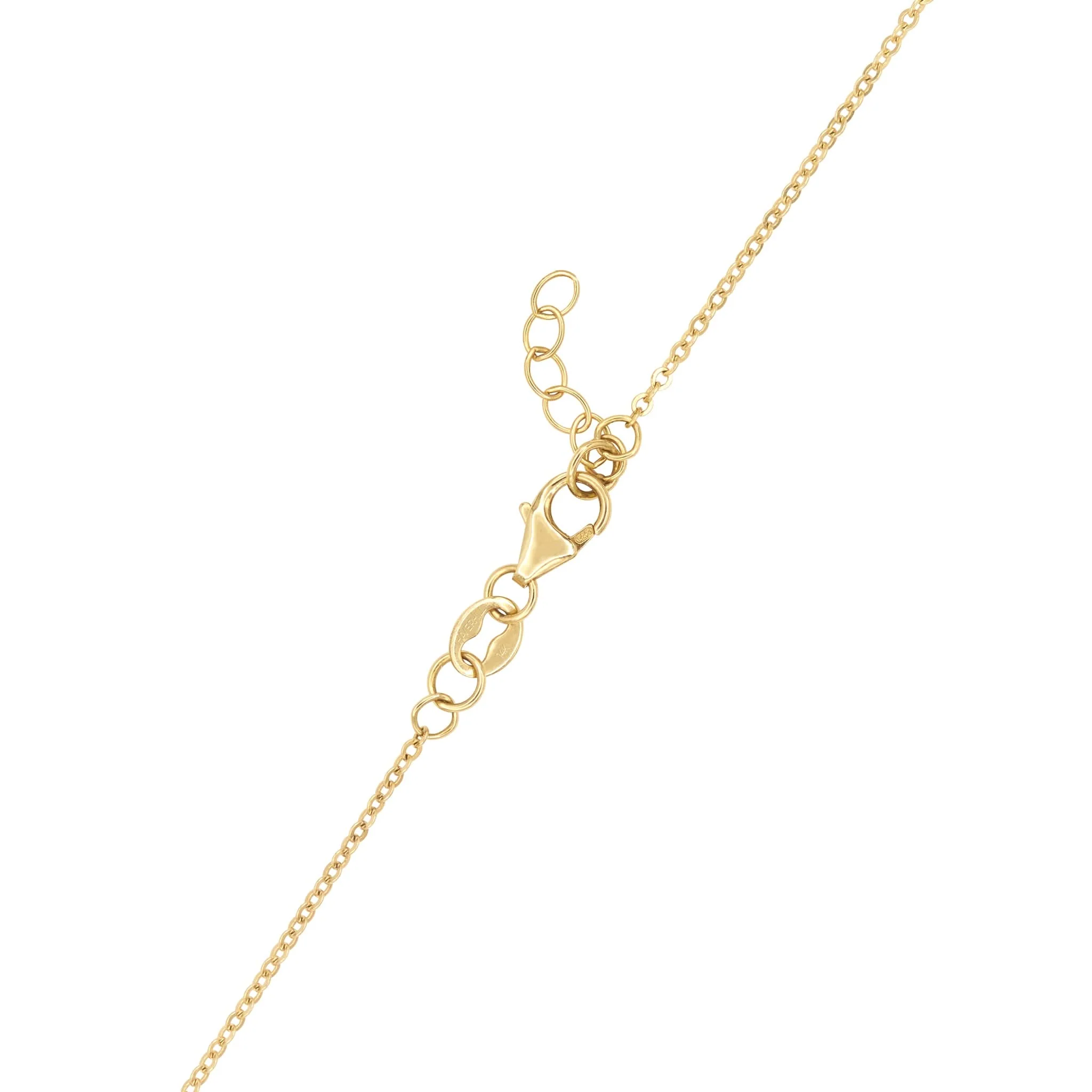 Letter N Bracelet in 14k Gold - Image 4