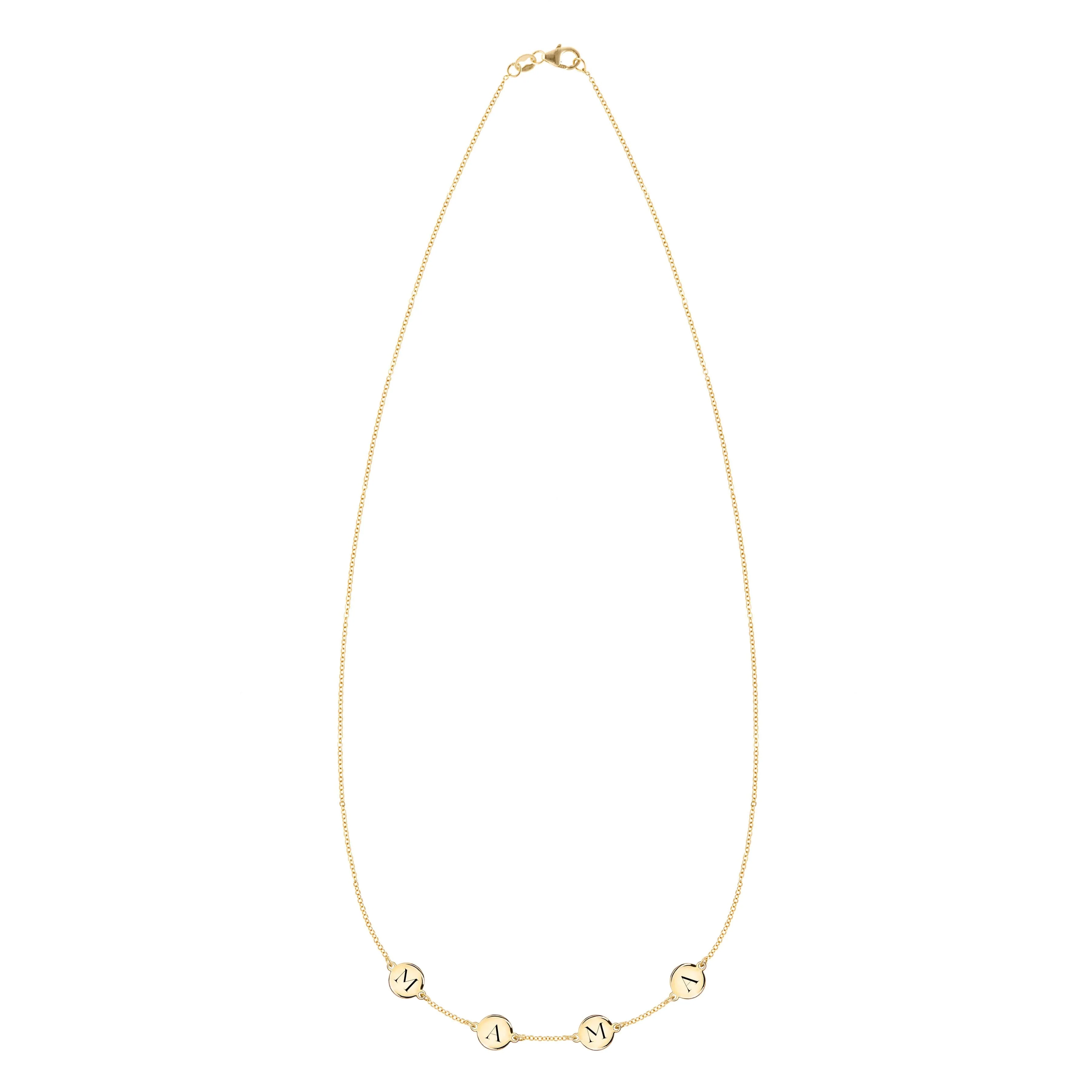 MAMA Necklace in 14k Gold - Image 4