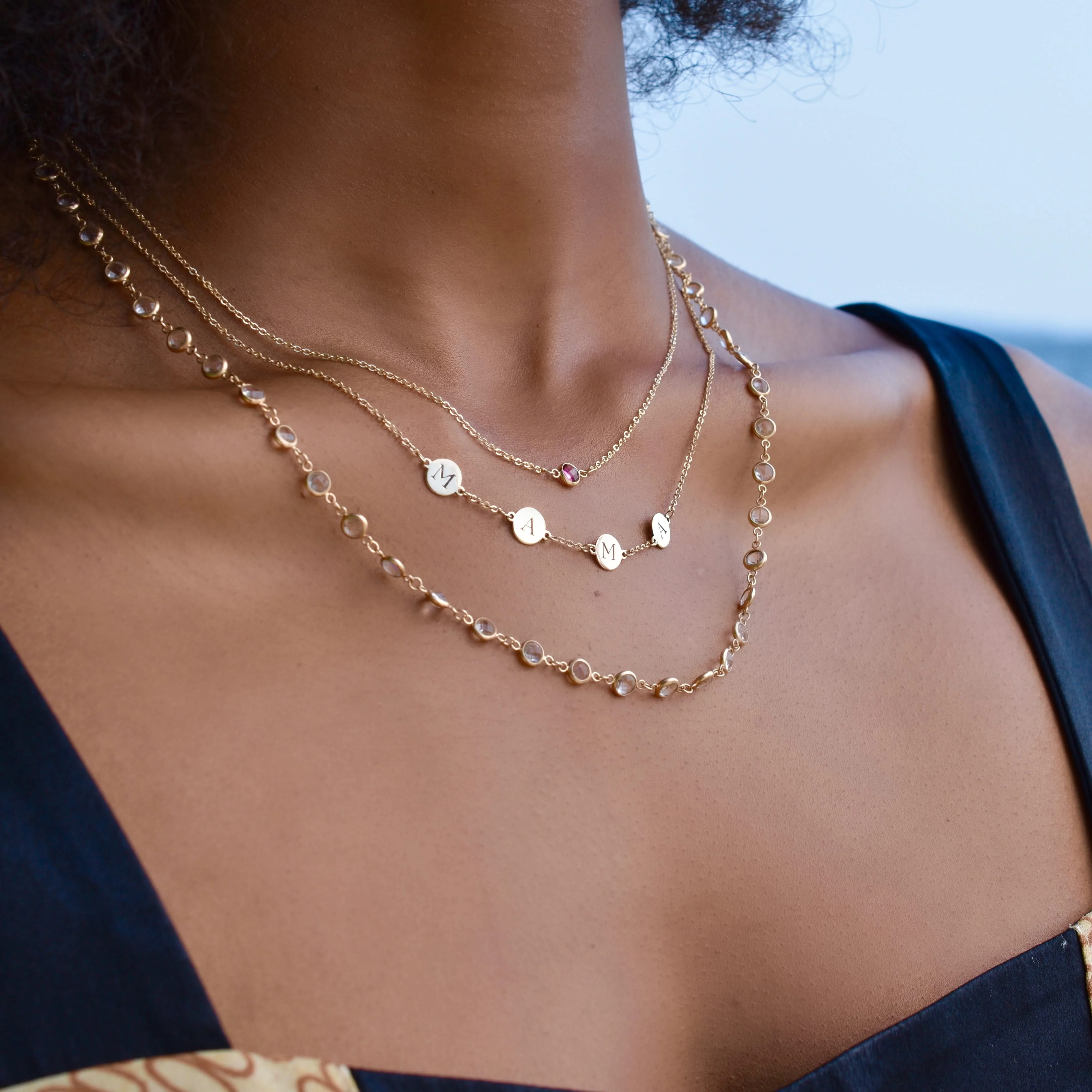 MAMA Necklace in 14k Gold - Image 6