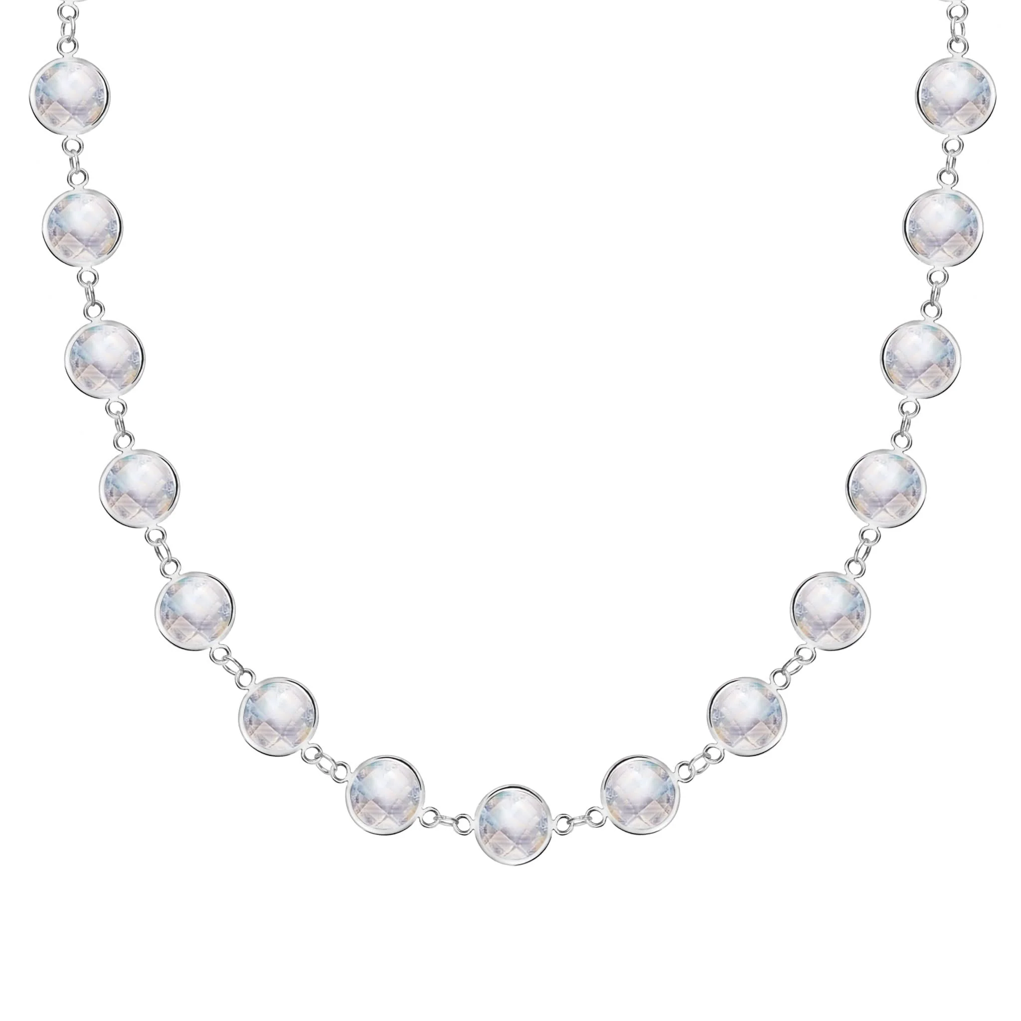 Newport Grand Moonstone Necklace in 14k Gold (June) - Image 7