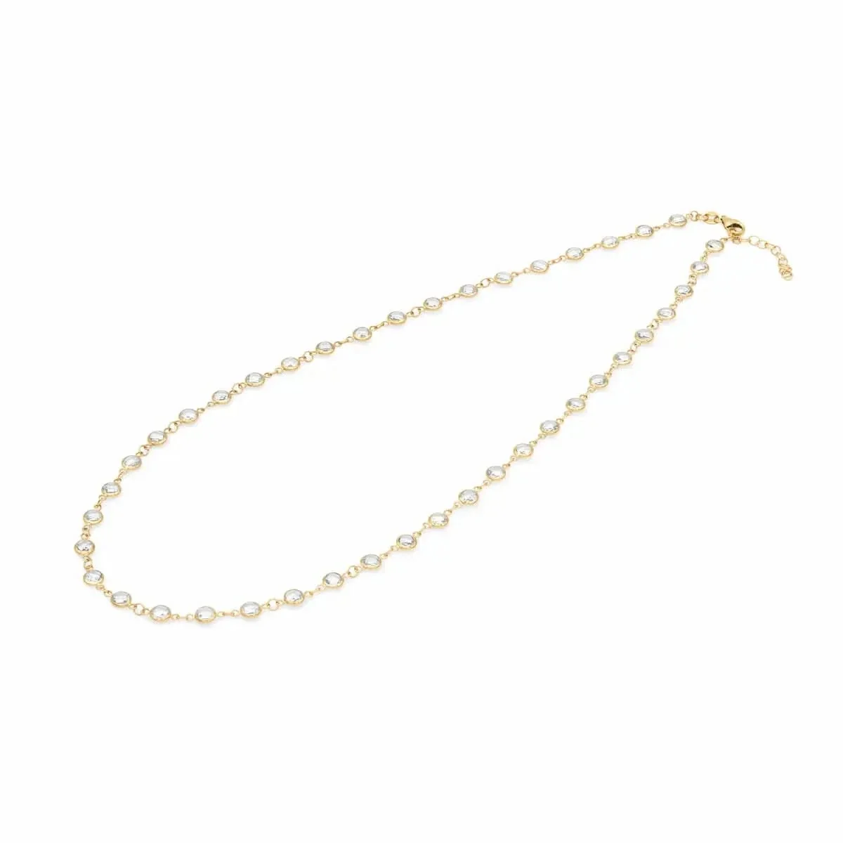 Newport White Topaz Necklace in 14k Gold (April) - Image 4