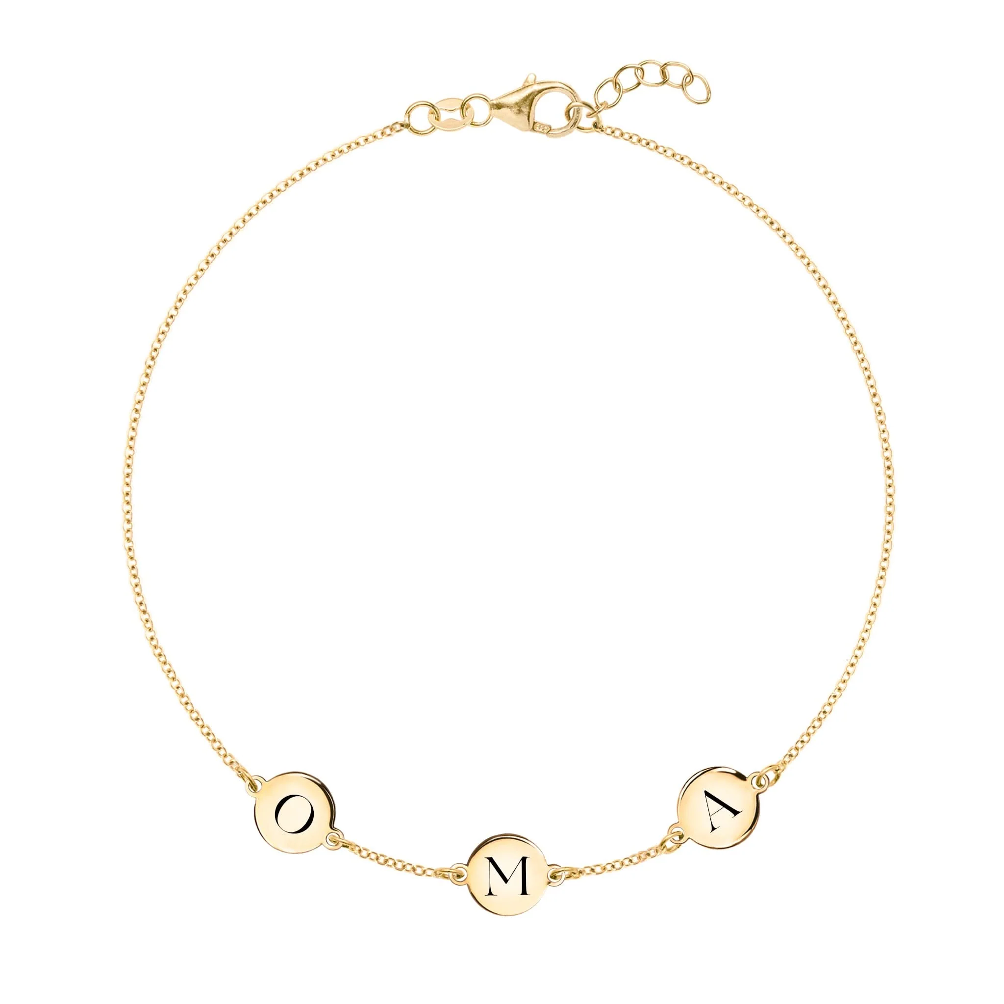 OMA Bracelet in 14k Gold