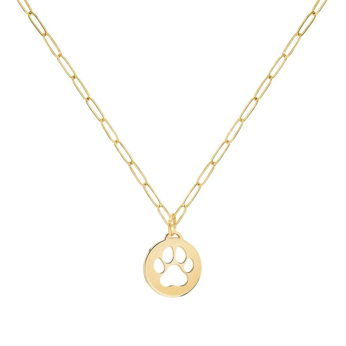 Paw Pendant in 14k Gold - Image 5