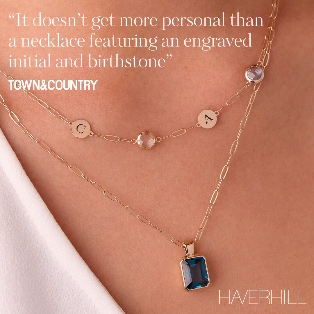 Warren Birthstone Pendant in 14k Gold - Image 8