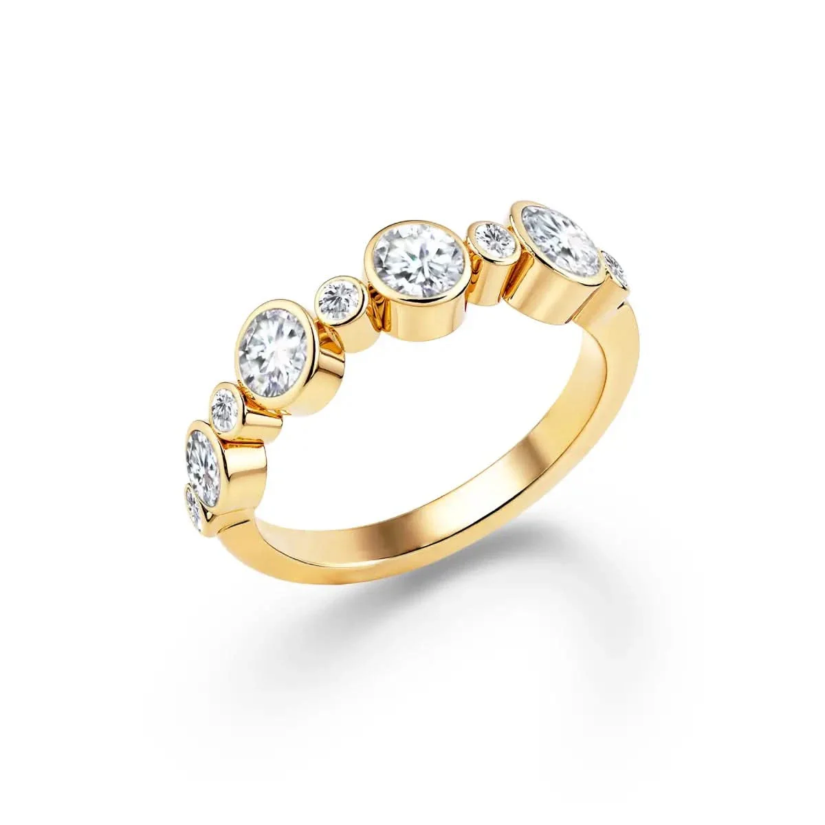 Barrington Diamond Band Ring in 14k Gold (April) - Image 4
