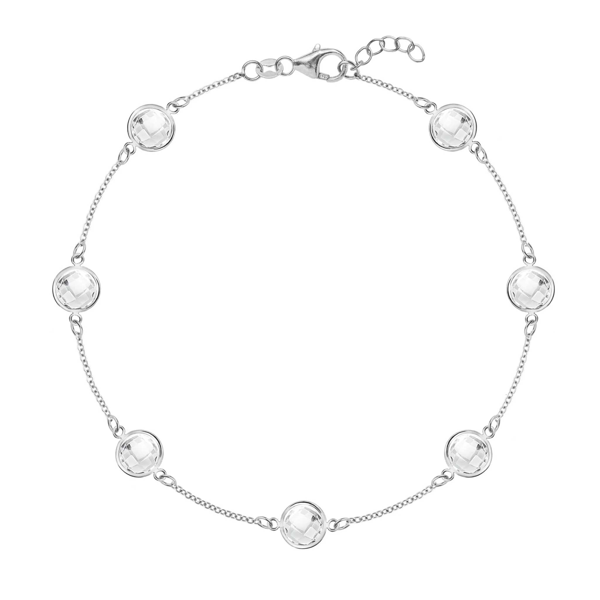 Grand 7 Birthstone Bracelet in 14k Gold - Image 7
