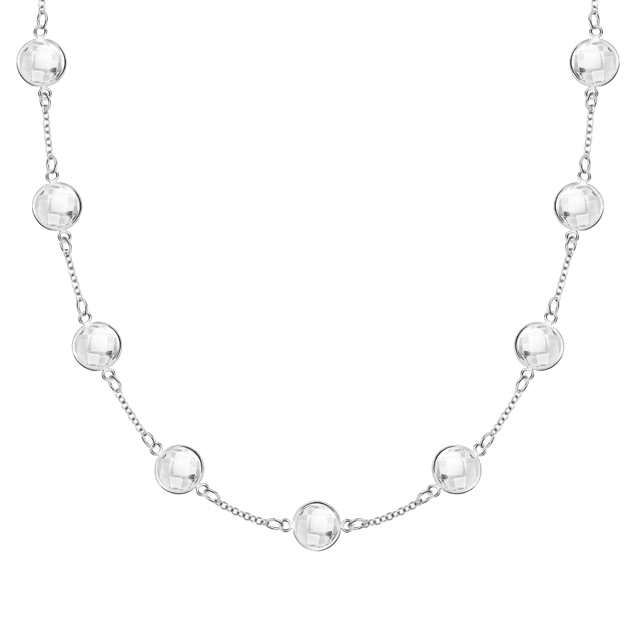 Grand 9 Birthstone Necklace in 14k Gold - Image 7