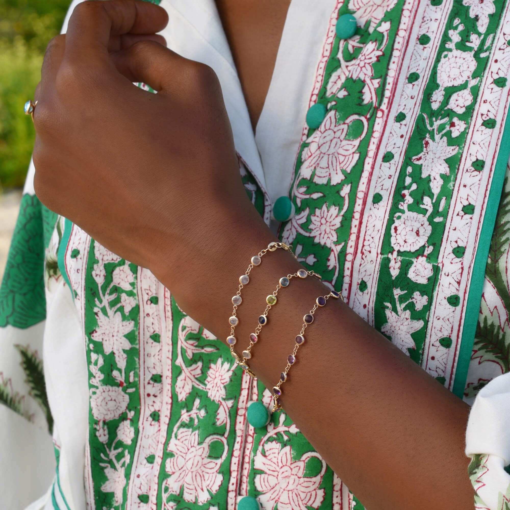 Newport Birthstone Bracelet in 14k Gold - Image 17