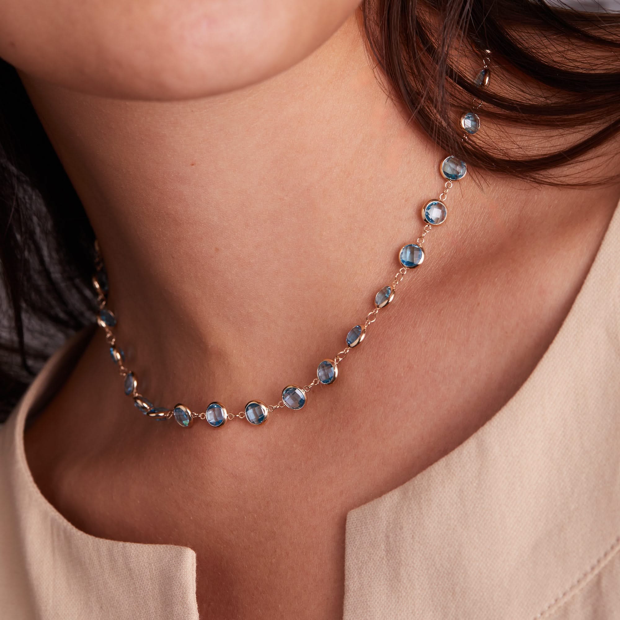 Newport Grand Necklace in 14k Gold - Image 3