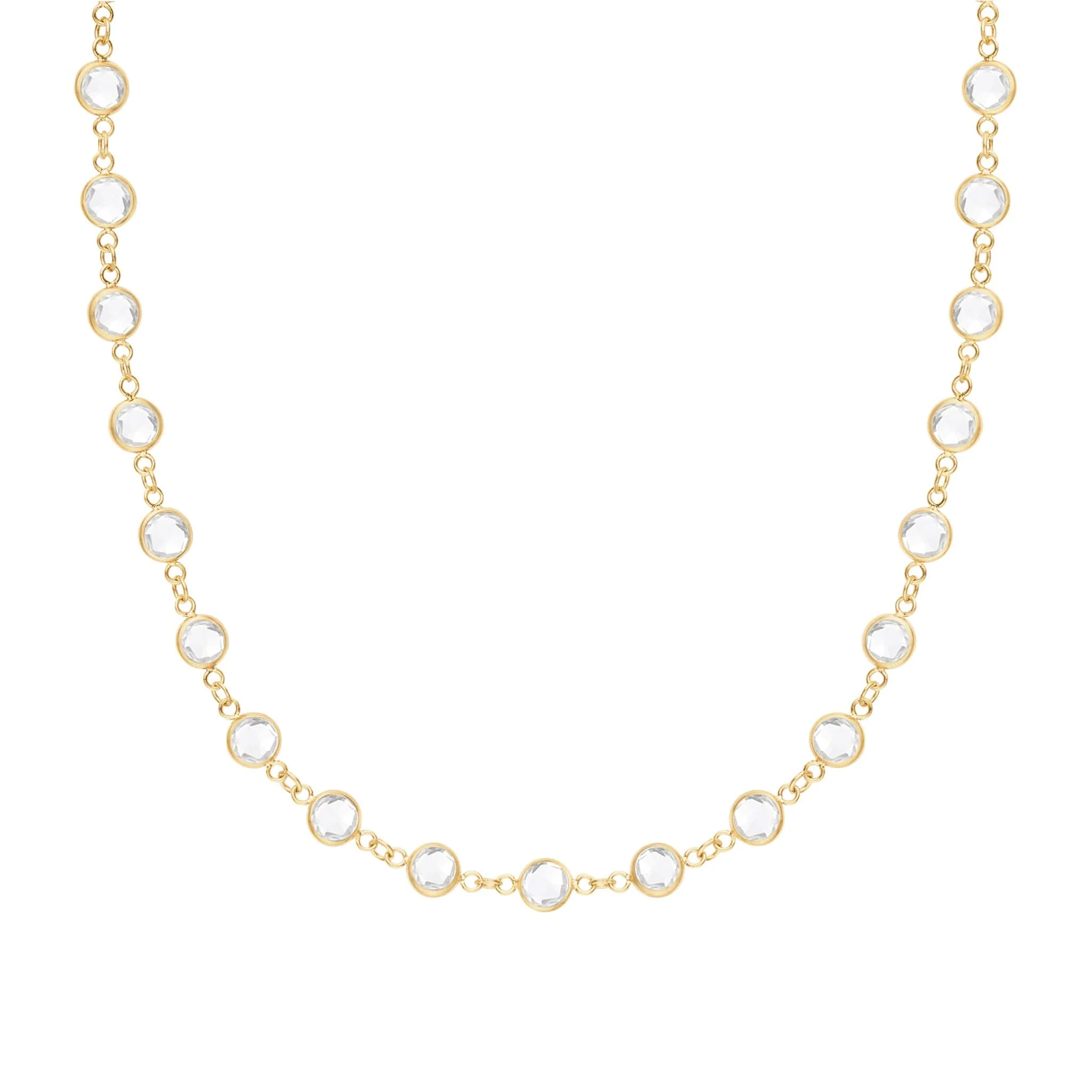 Newport Birthstone Necklace in 14k Gold
