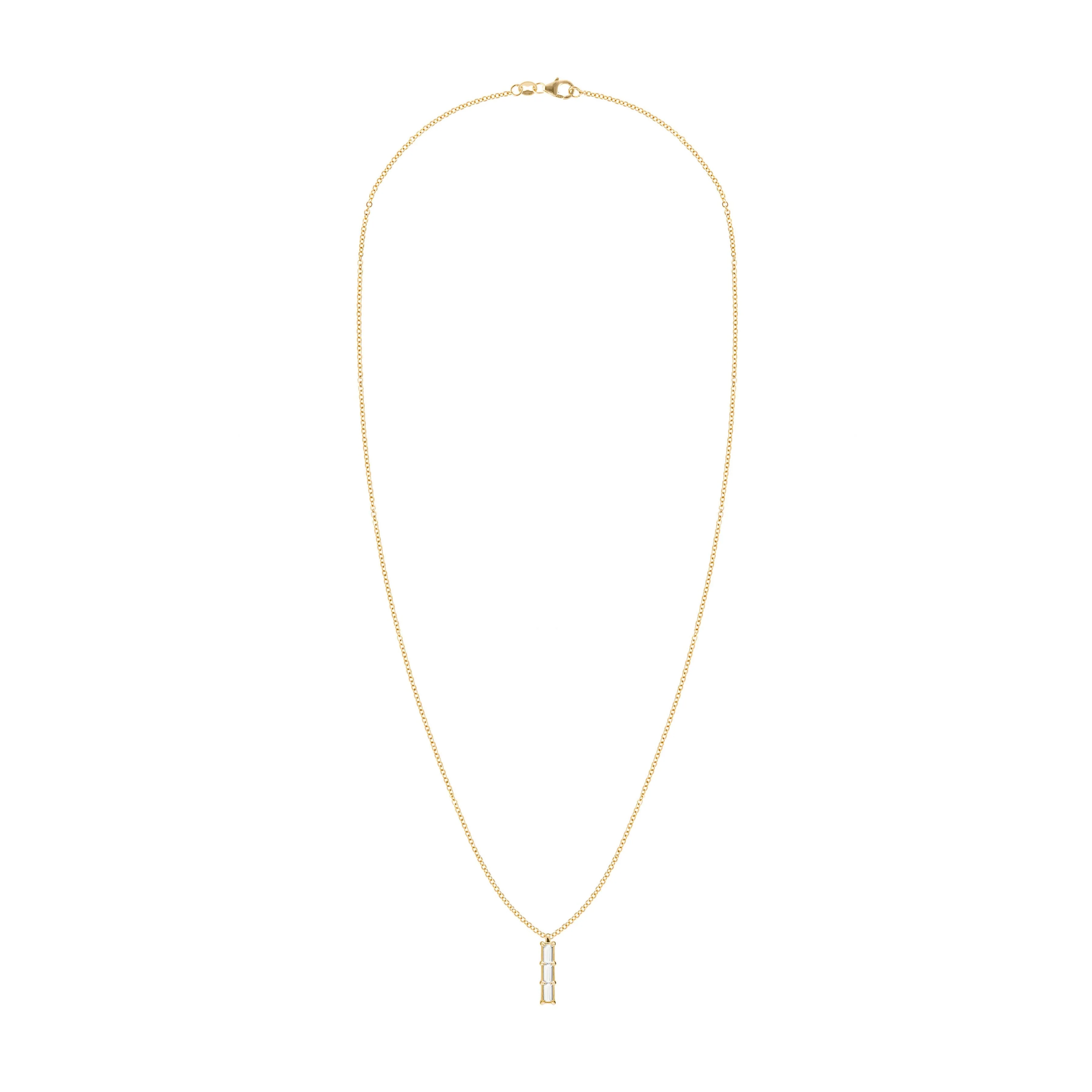 Providence 3 Birthstone Pendant in 14k Gold - Image 4