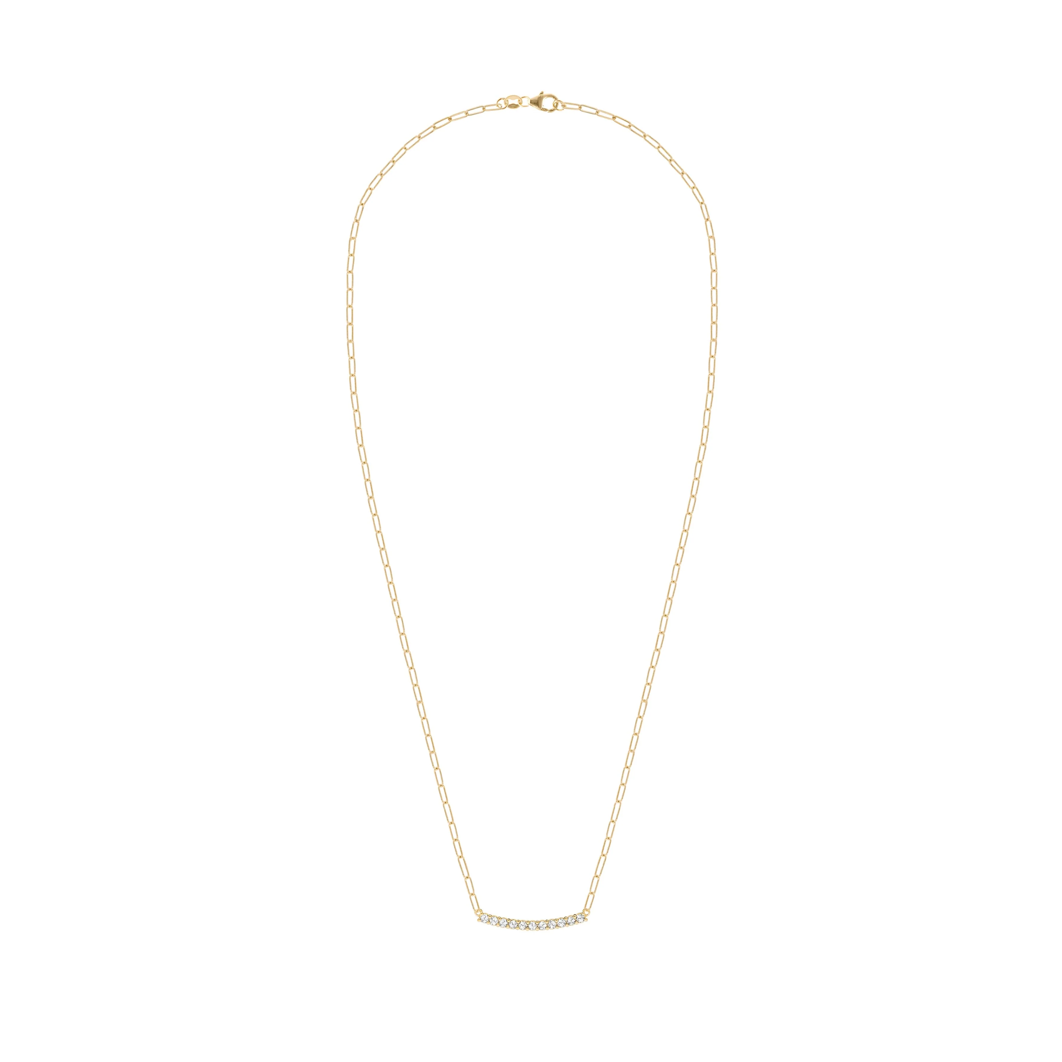 Rosecliff Bar Adelaide Mini Necklace in 14k Gold - Image 5