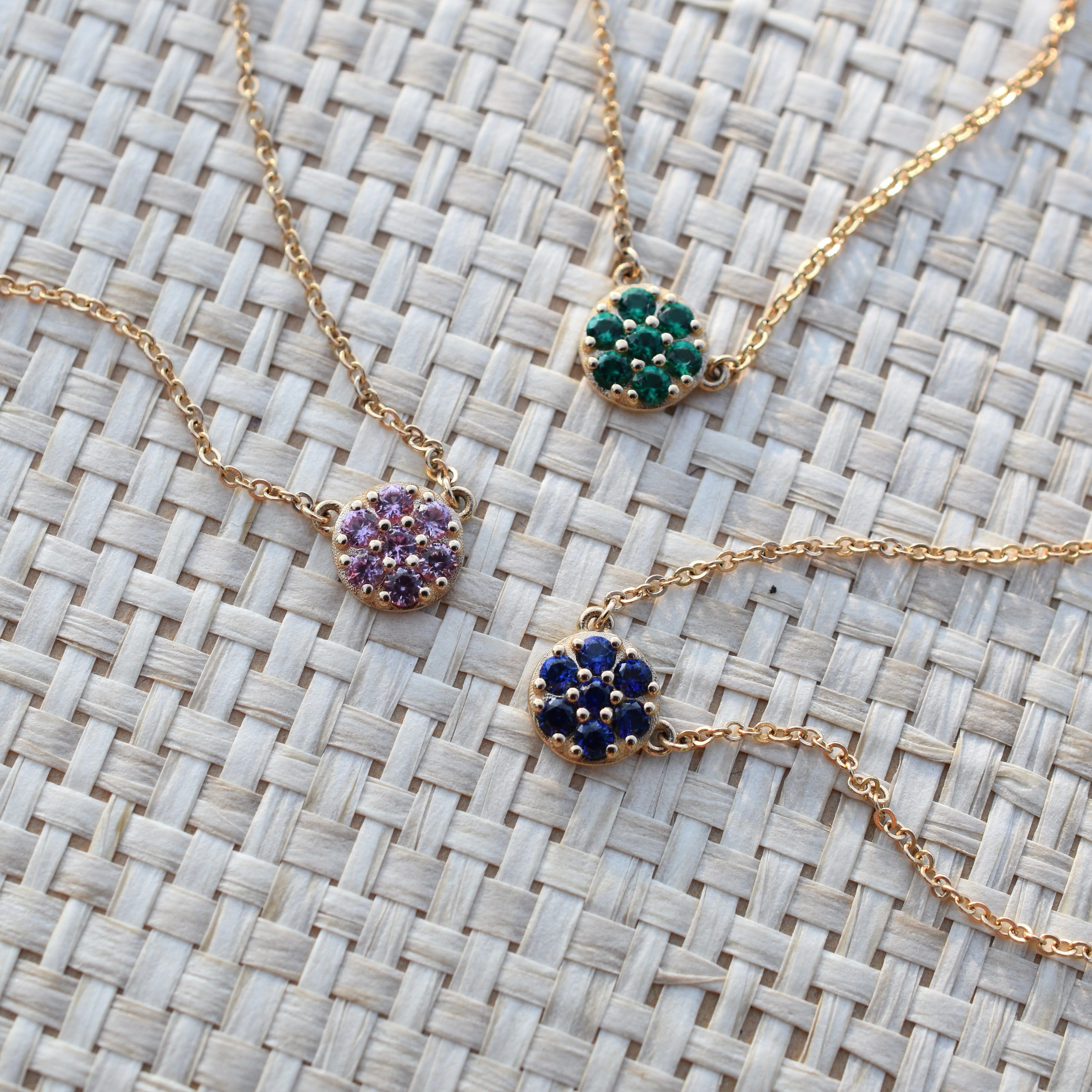Rosecliff Birthstone Mini Necklace in 14k Gold - Image 8