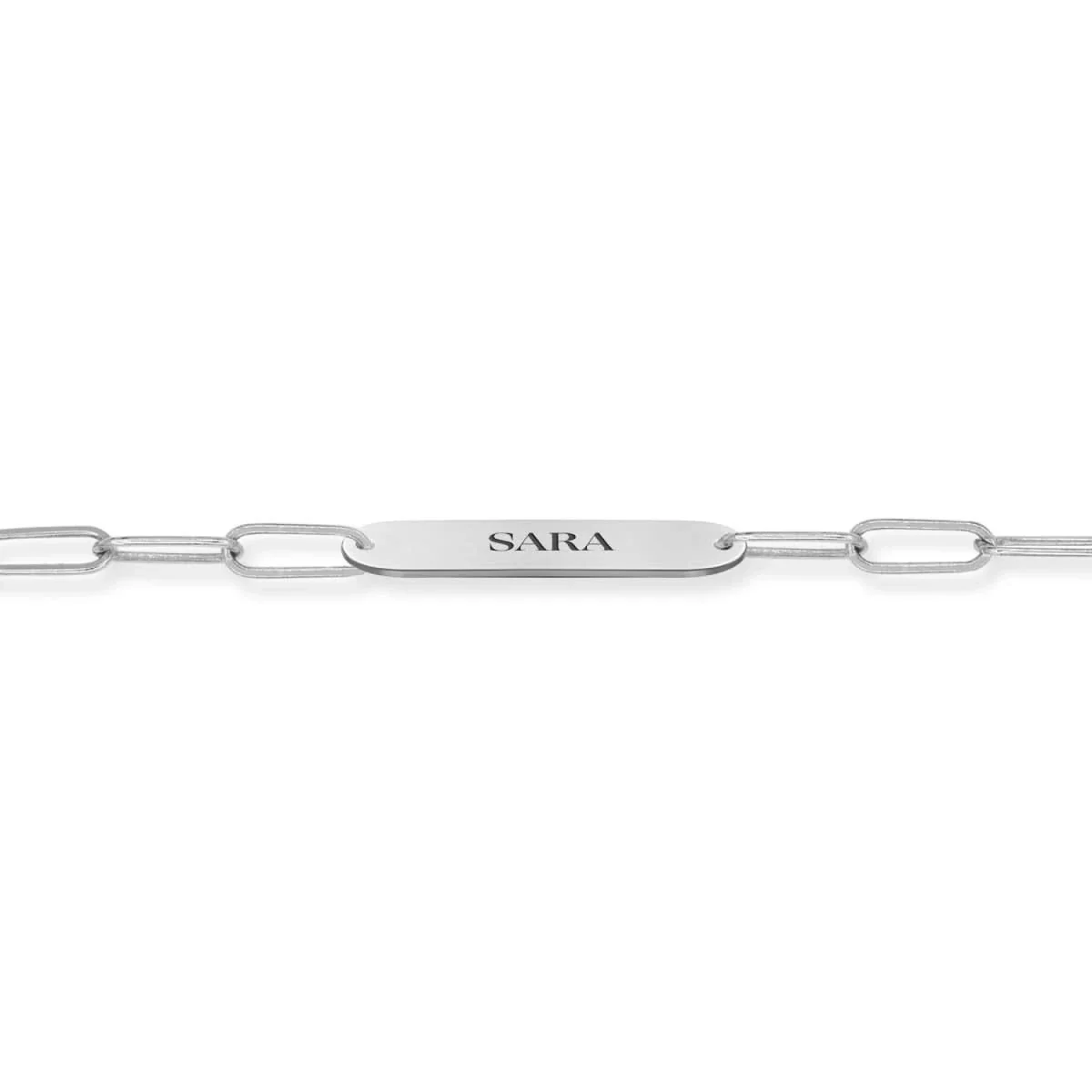 Petite 2 Nameplate Necklace on Adelaide Mini in 14k Gold - Image 10