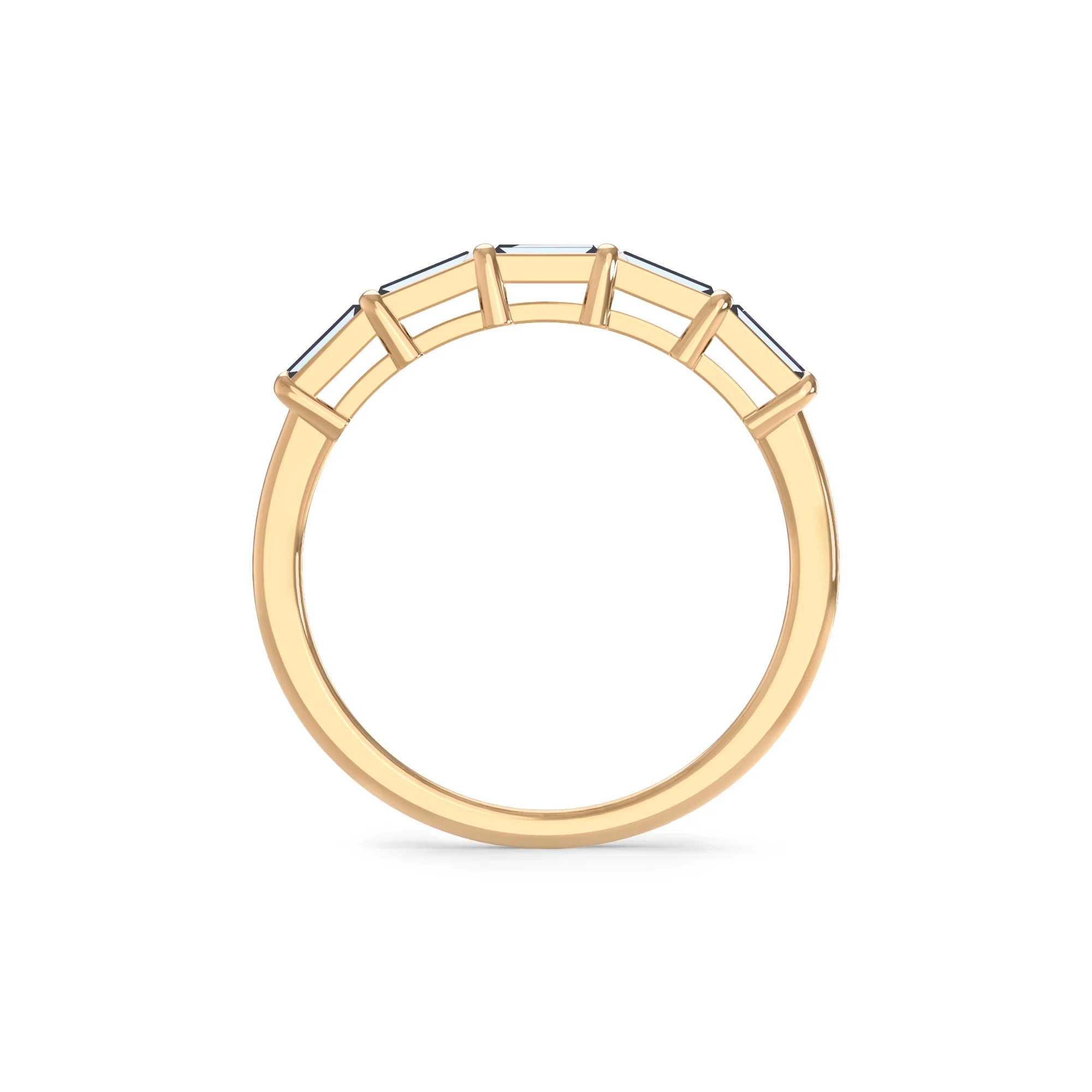 Providence Aquamarine Ring in 14k Gold (March) - Image 5