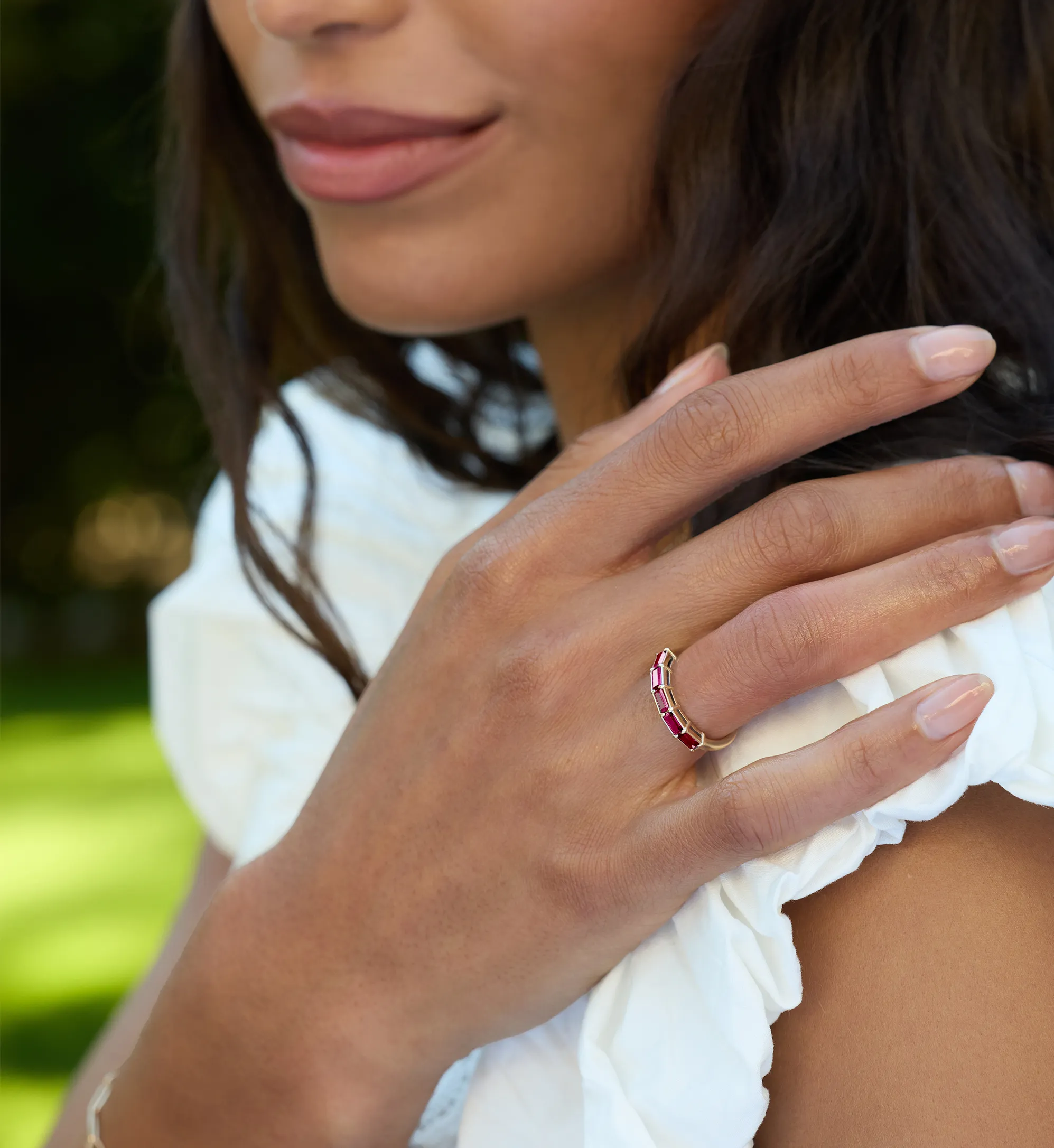 Providence Ruby Ring in 14k Gold (July) - Image 3