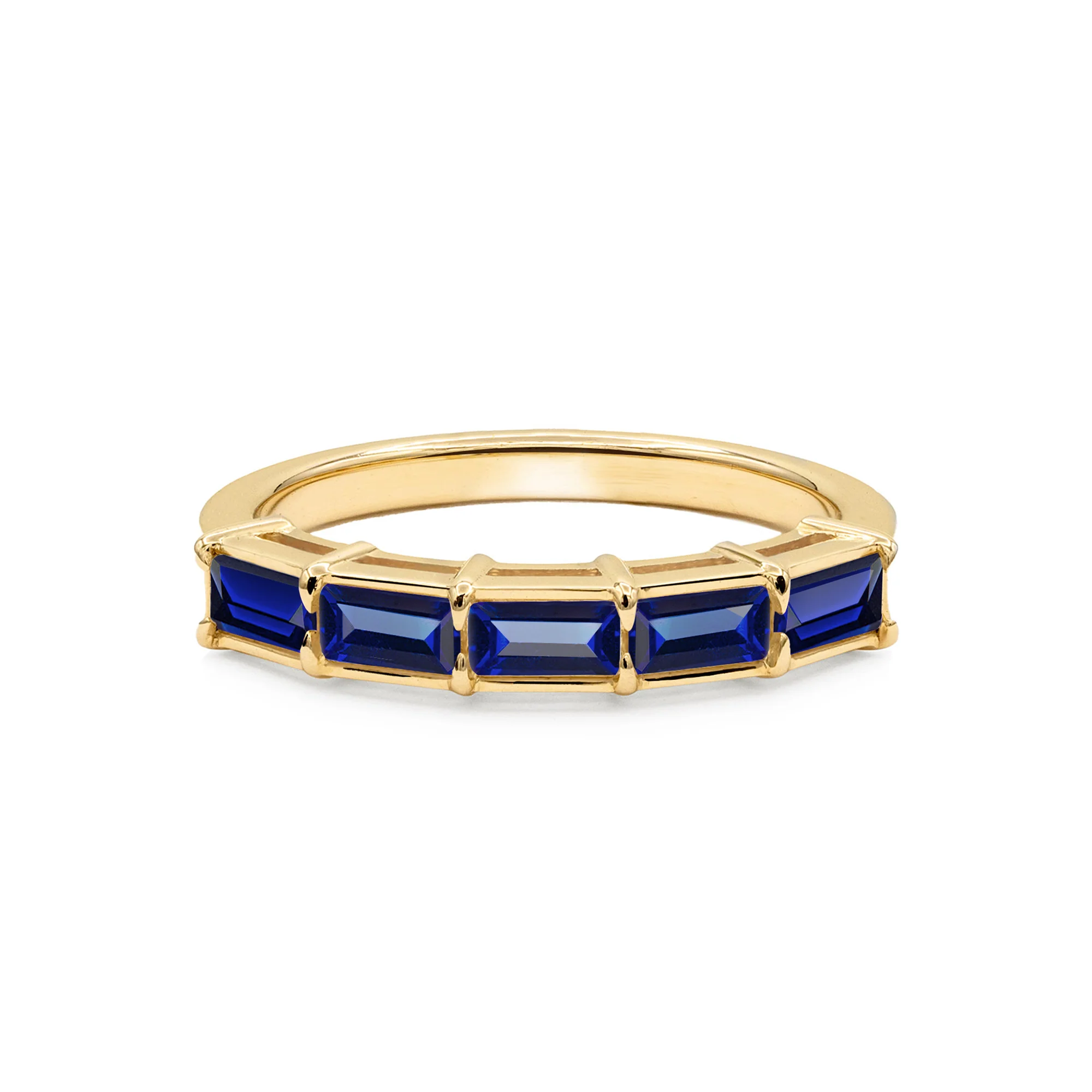 Providence Sapphire Ring in 14k Gold (September) - Image 4