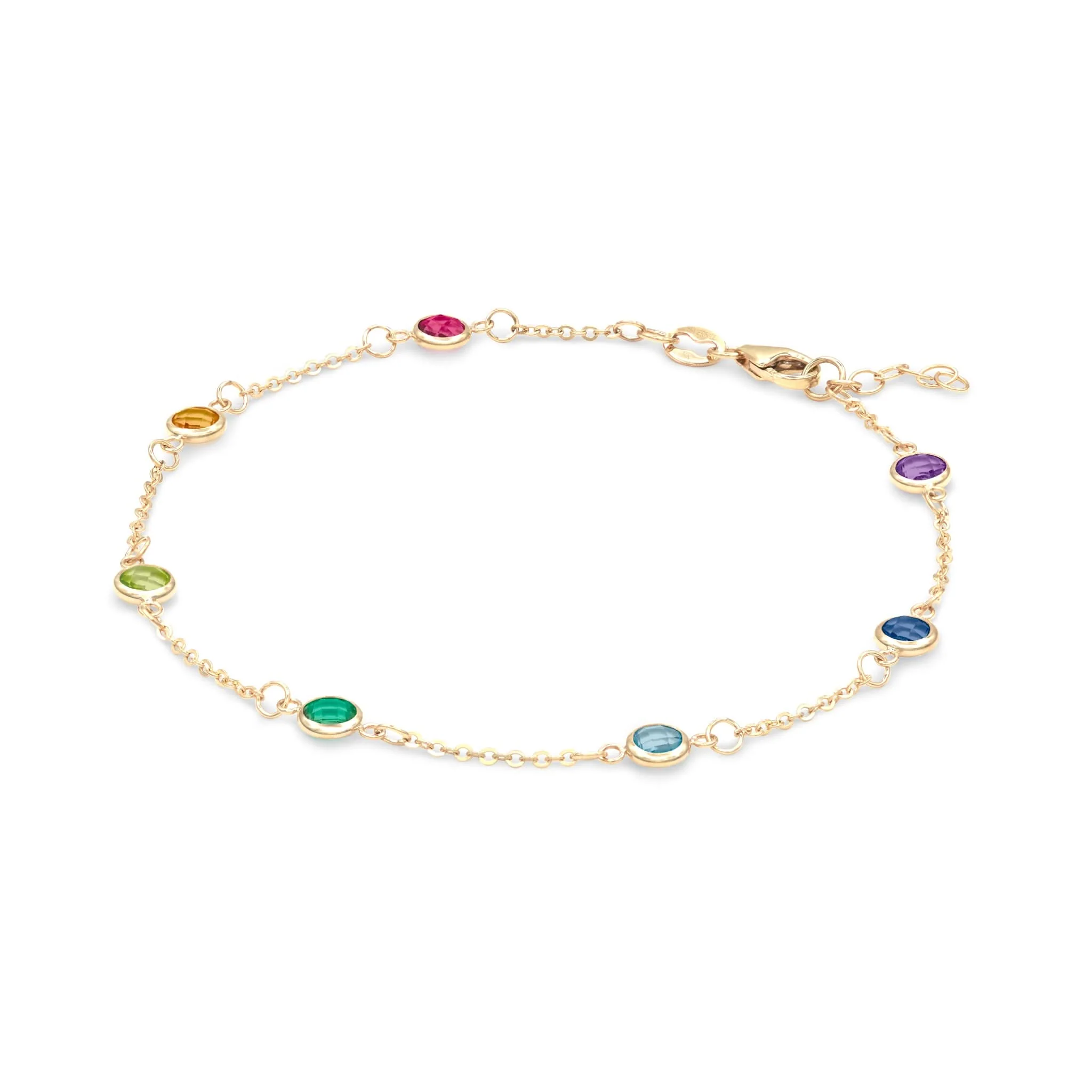 Rainbow Bracelet in 14k Gold - Image 5