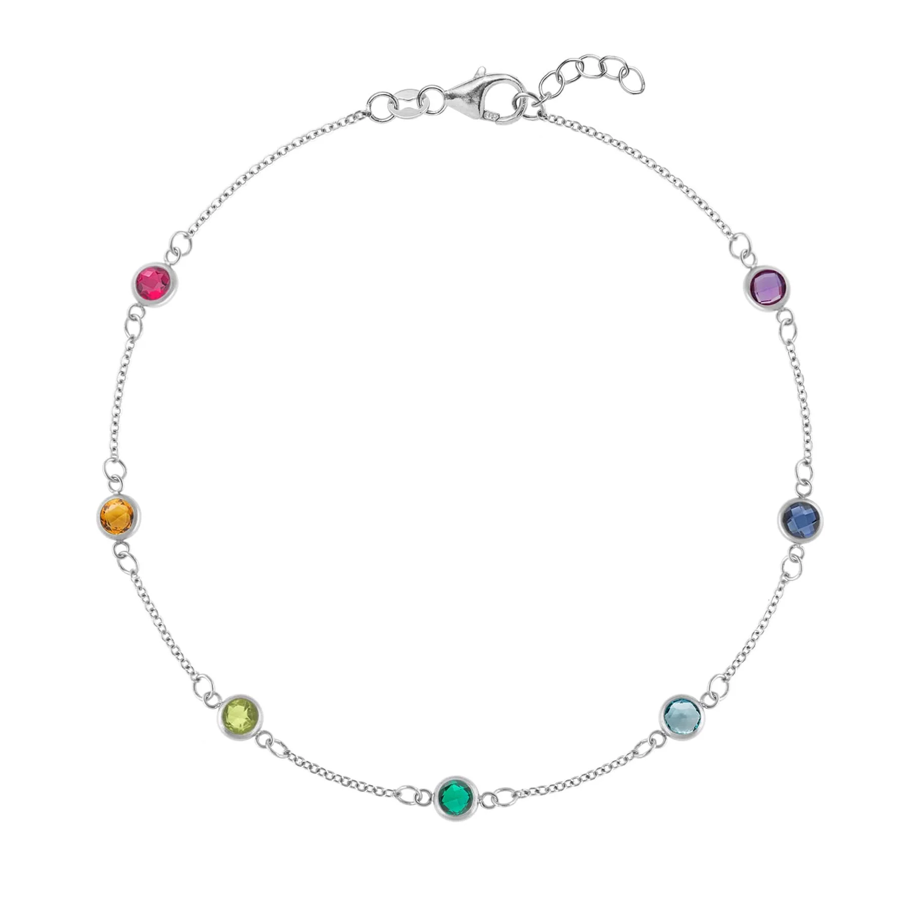 Rainbow Bracelet in 14k Gold - Image 8