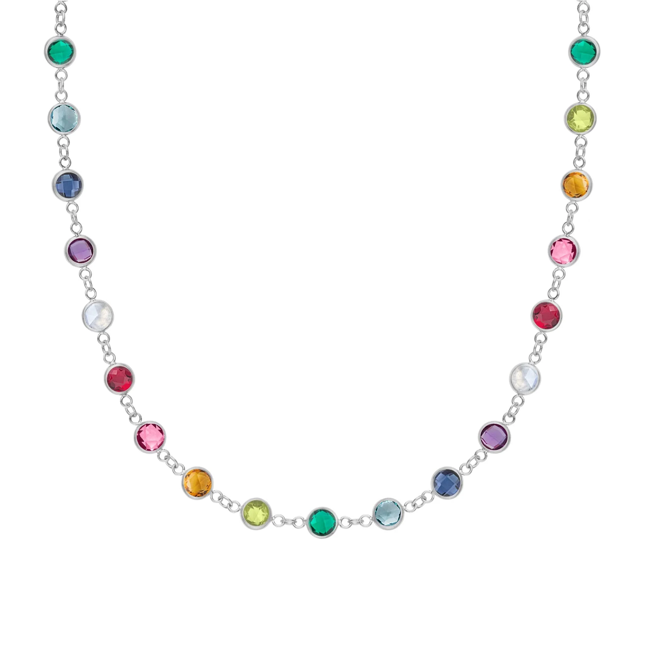 Rainbow Newport Necklace in 14k Gold - Image 7