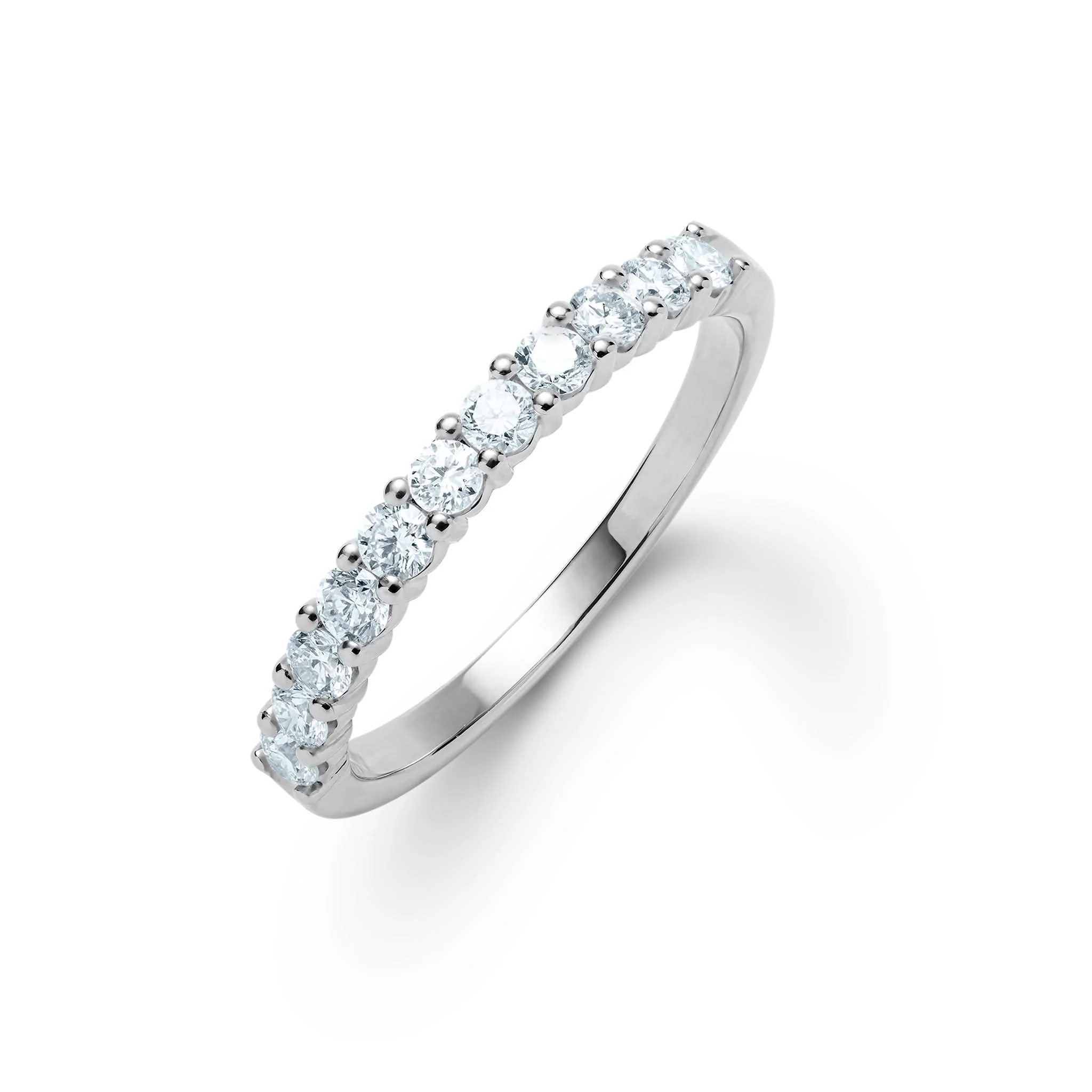 Rosecliff Aquamarine Stackable Ring in 14k Gold (March) - Image 8
