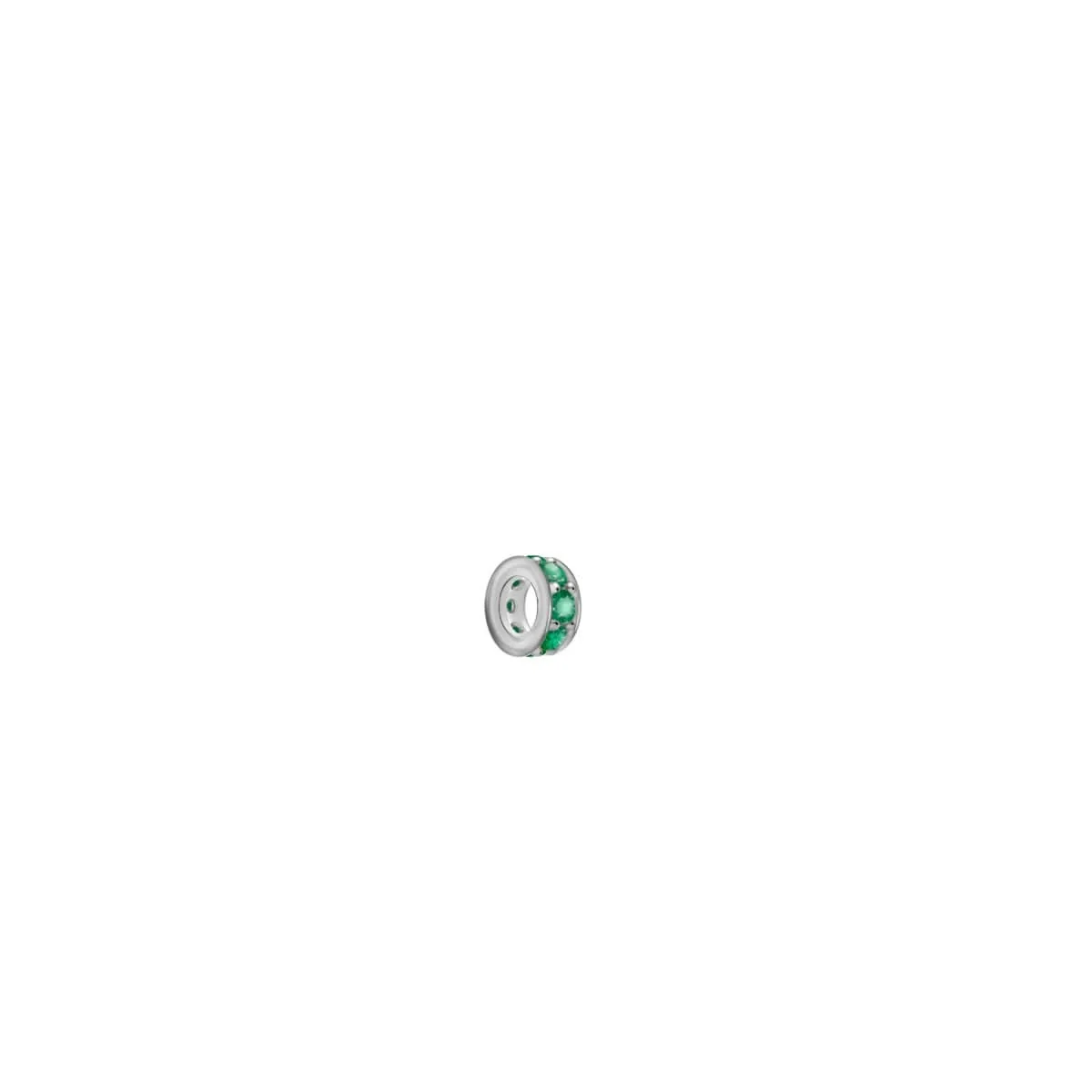 Rosecliff Emerald Bead in 14k Gold (May) - Image 8