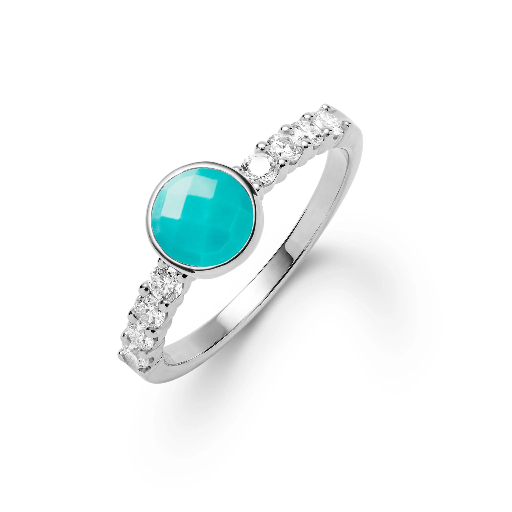 Rosecliff Grand Turquoise Ring in 14k Gold (December) - Image 8
