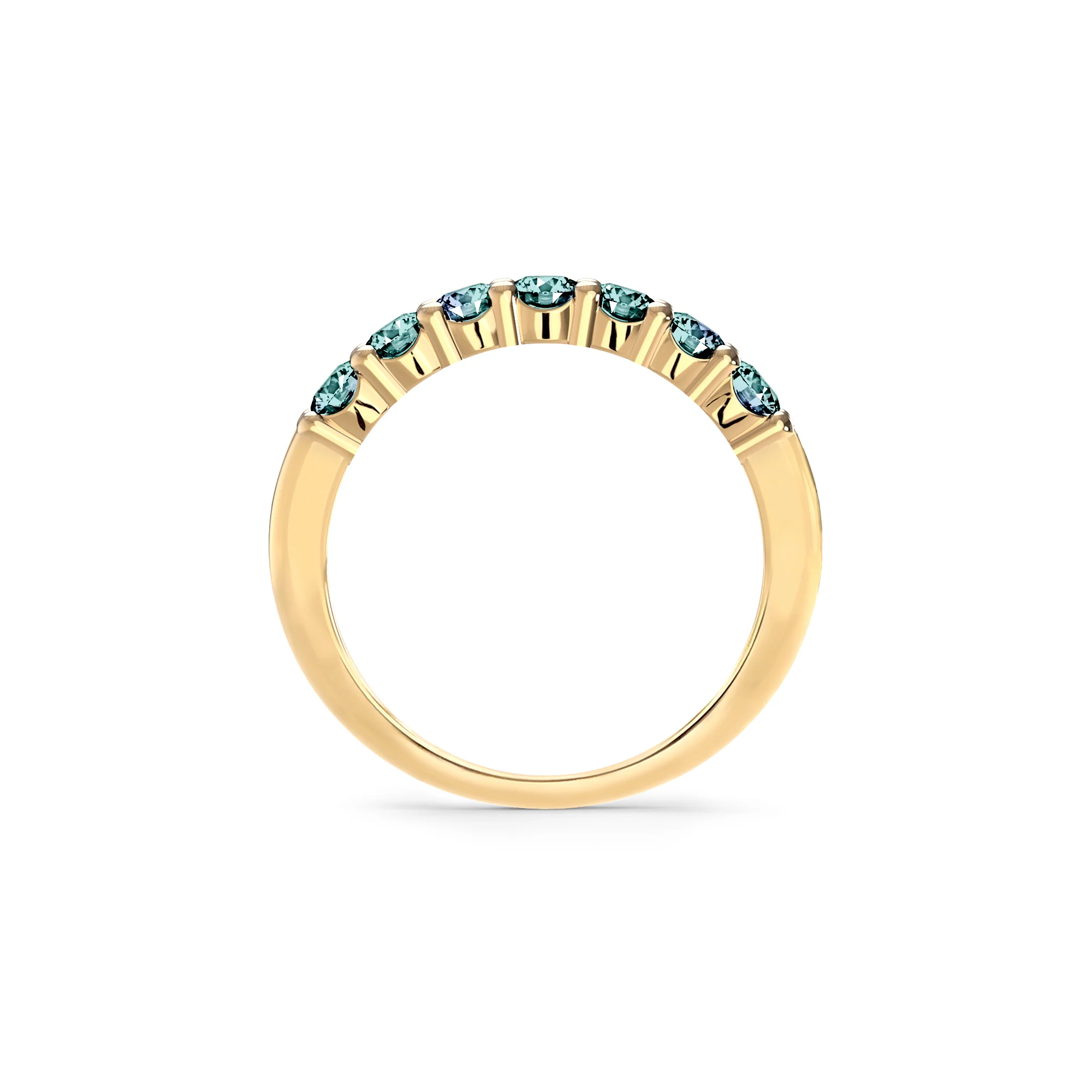 Rosecliff Luxe Alexandrite Stackable Ring in 14k Gold (June) - Image 4