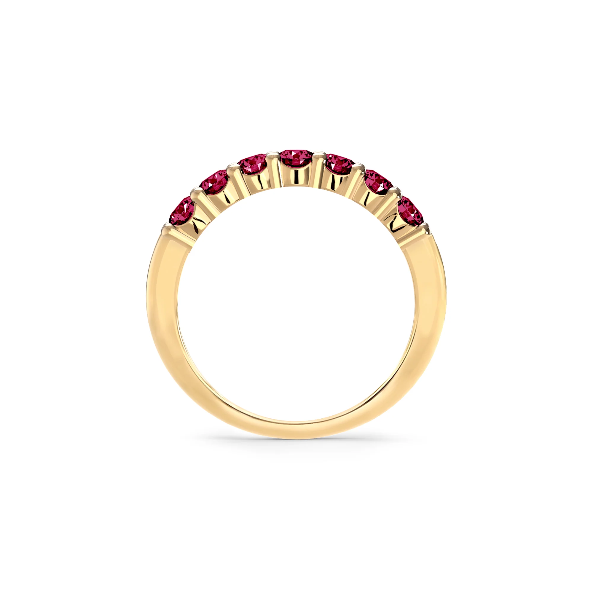 Rosecliff Luxe Ruby Stackable Ring in 14k Gold (July) - Image 4