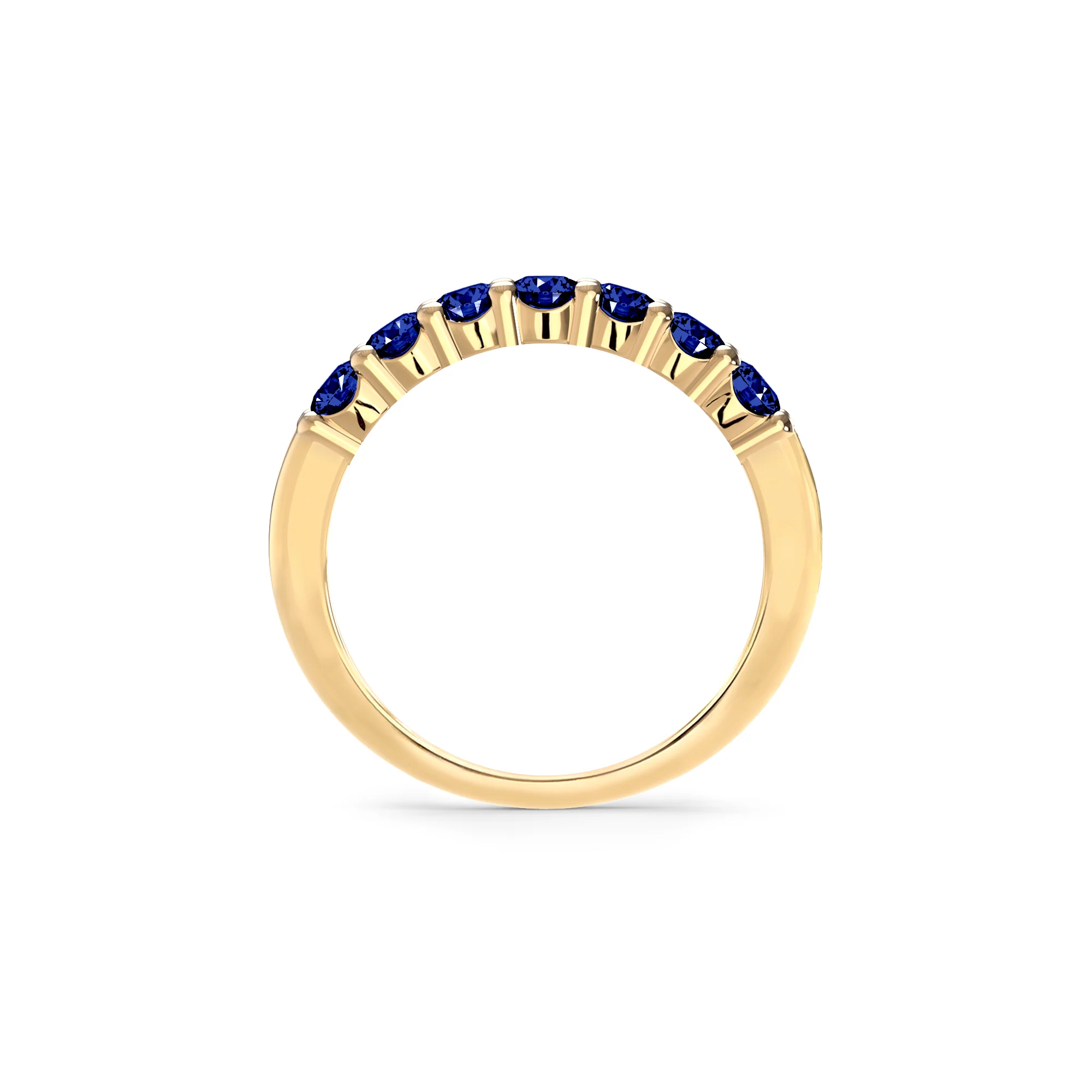 Rosecliff Luxe Sapphire Stackable Ring in 14k Gold (September) - Image 4