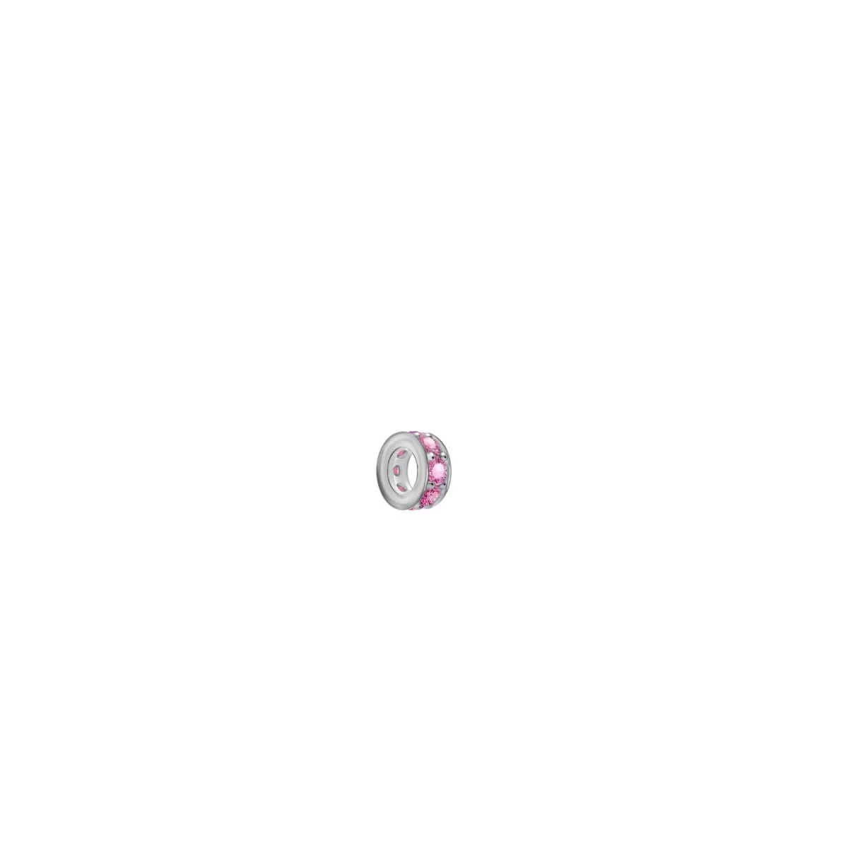 Rosecliff Pink Sapphire Bead in 14k Gold (October) - Image 8
