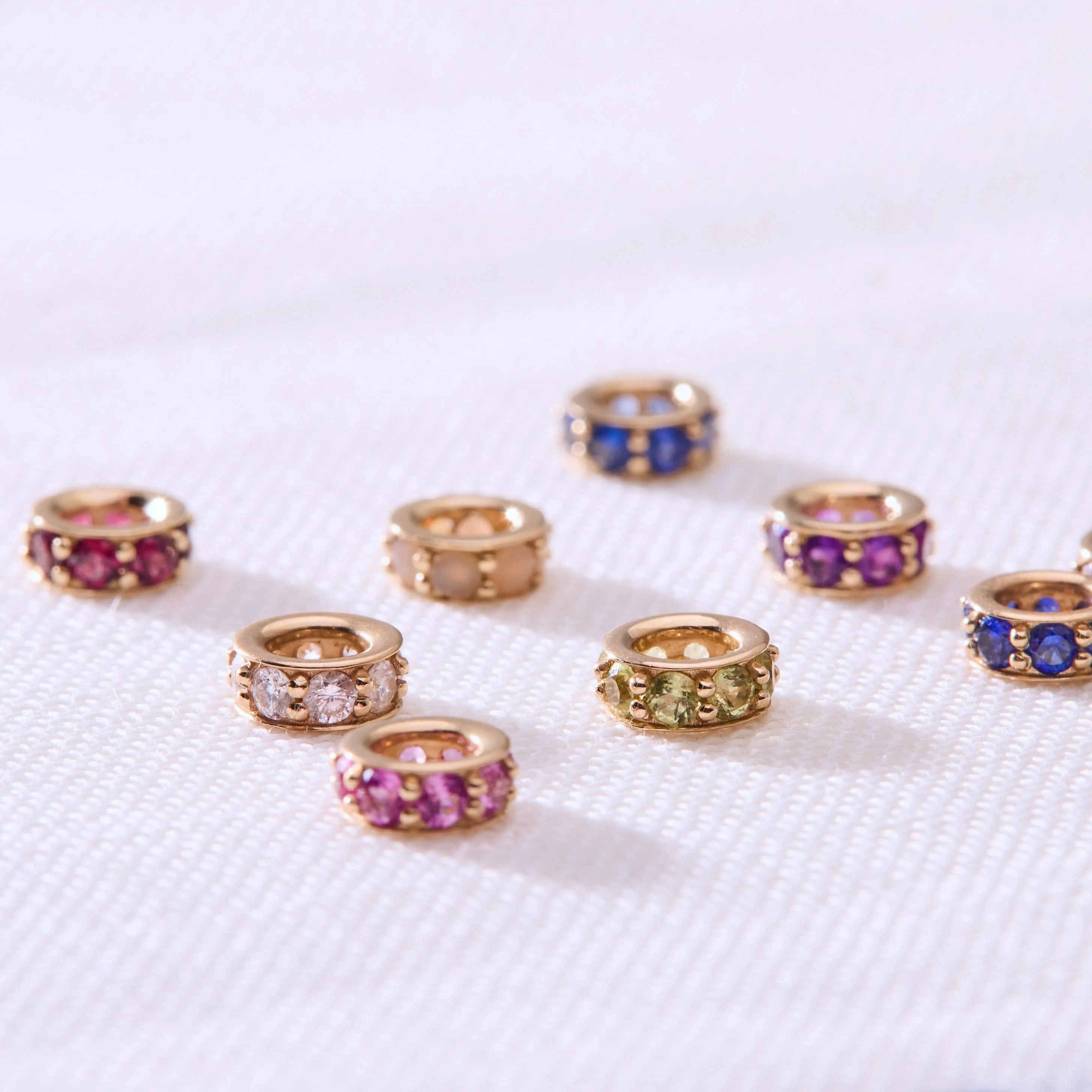 Rosecliff Sapphire Bead in 14k Gold (September) - Image 14