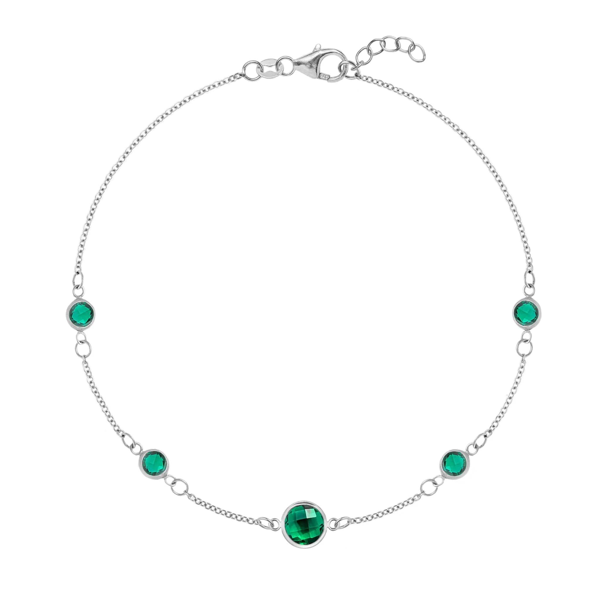 The Vault: 1 Grand & 4 Petite Emerald Bracelet, Yellow Gold Size Small - Image 5